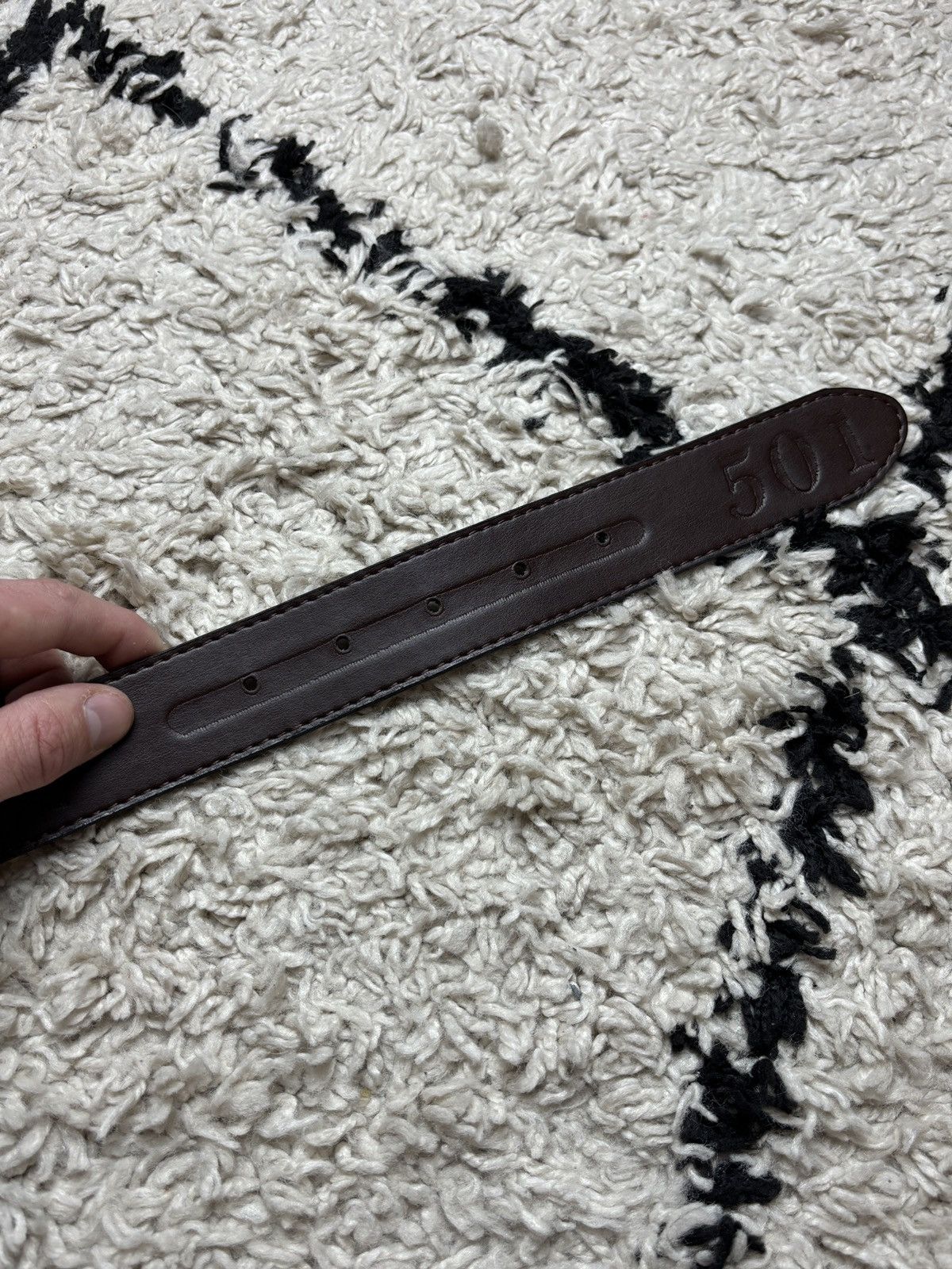 Genuine Leather × Levi's Levi’s 501 Real Leather Belt Size ONE SIZE - 8 Thumbnail