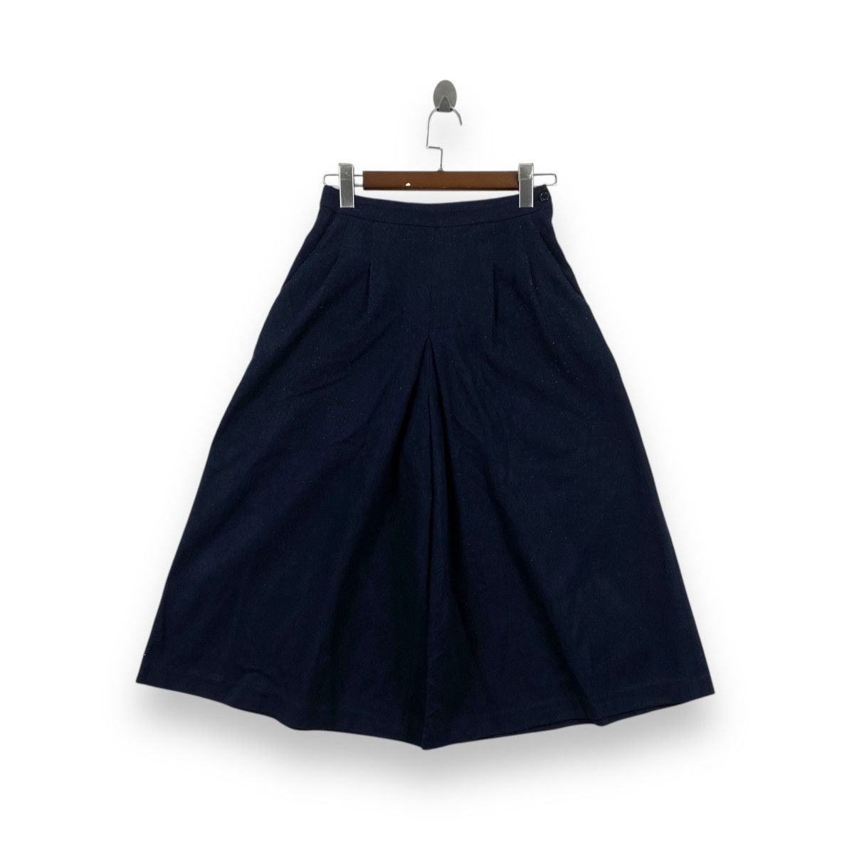 Uniqlo UNIQLO X INES DE LA FRESSANGE Navy Culottes Wide Leg Pant Size 24" / US 00 / IT 34 - 1 Thumbnail