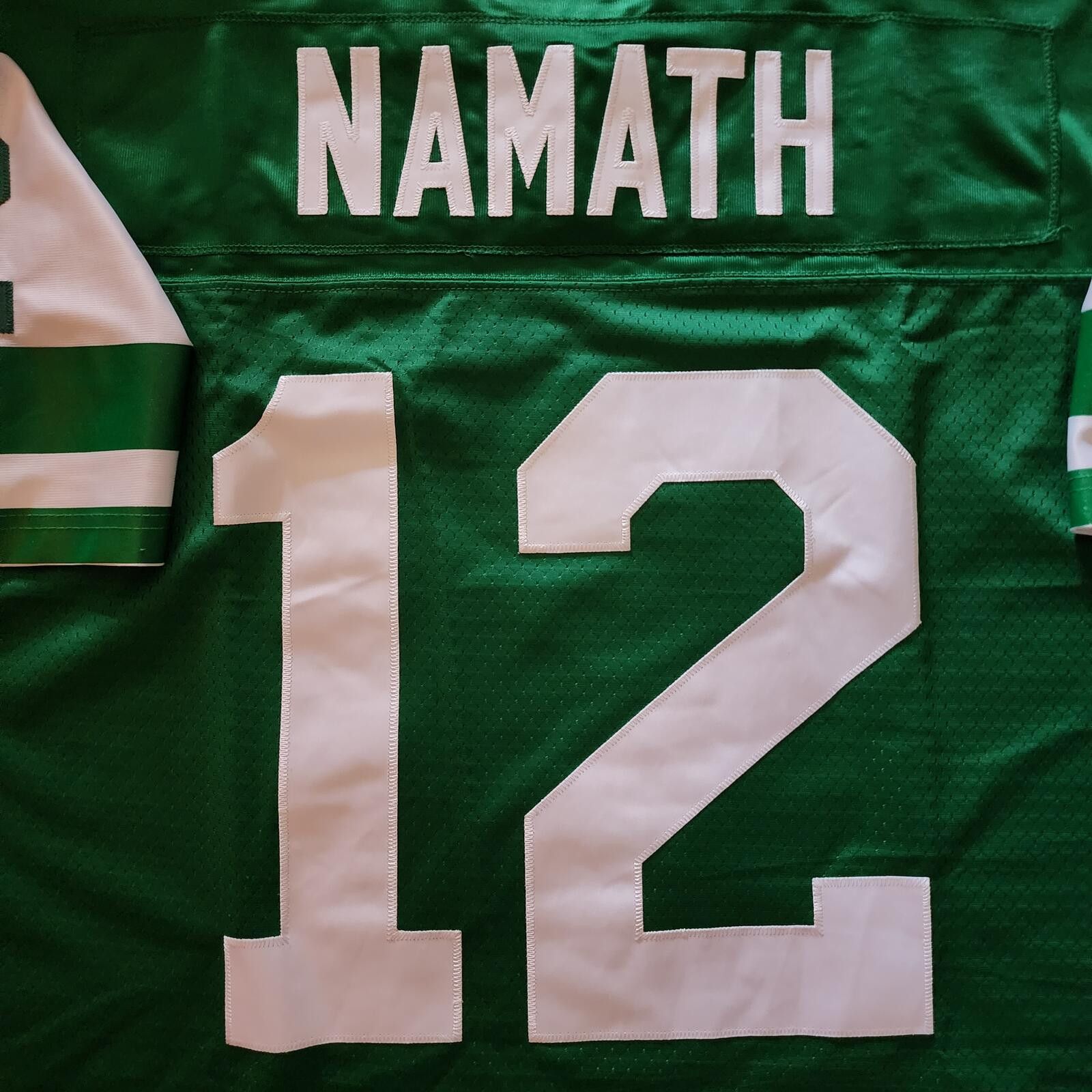 Reebok Reebok NFL Vintage Joe Namath New York Jets #12 Green XL NFL Size ONE SIZE - 8 Thumbnail