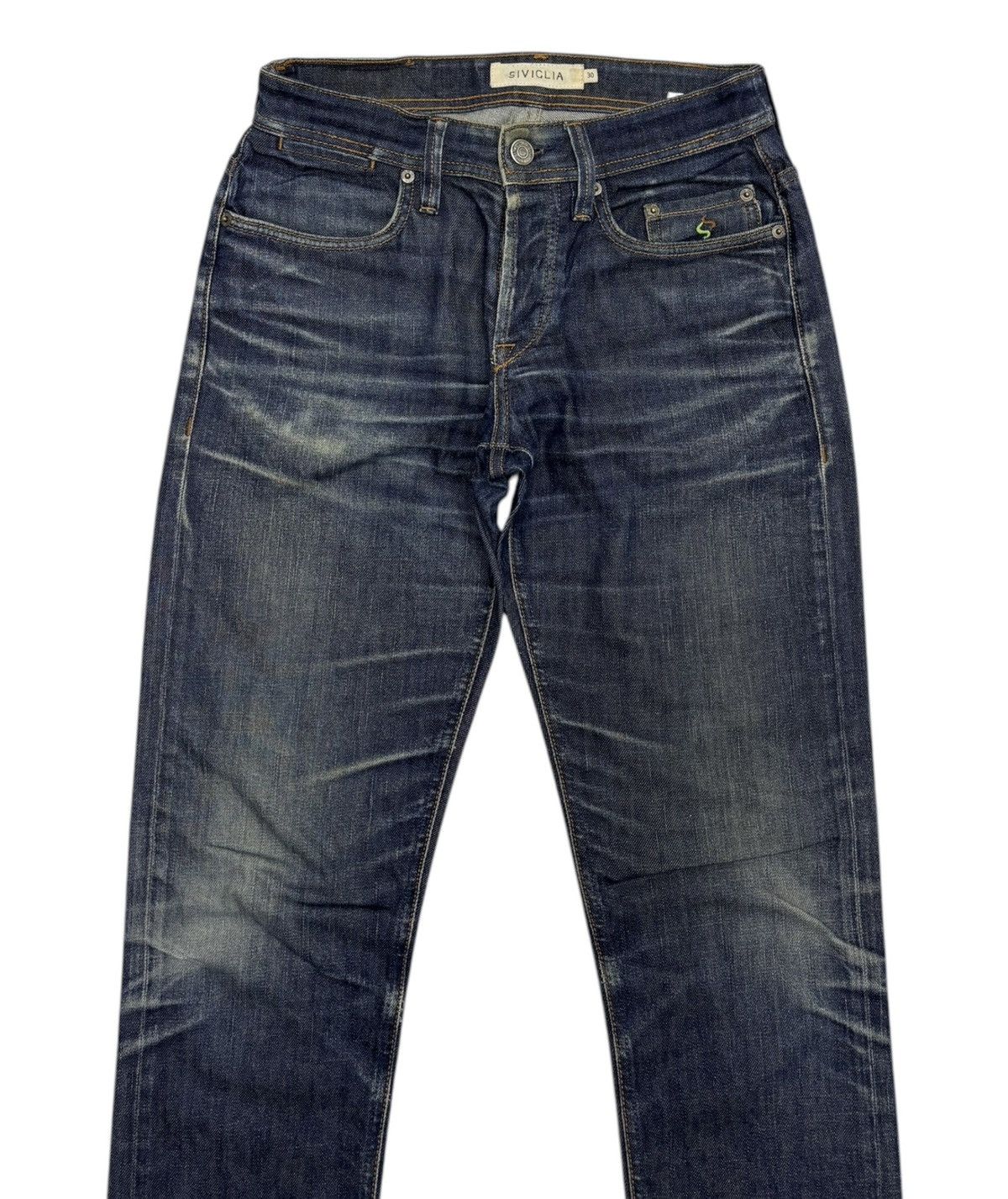Siviglia 🔥SIVIGLIA MADE IN ITALY DISTRESSED DENIM JEANS Size US 28 / EU 44 - 3 Thumbnail