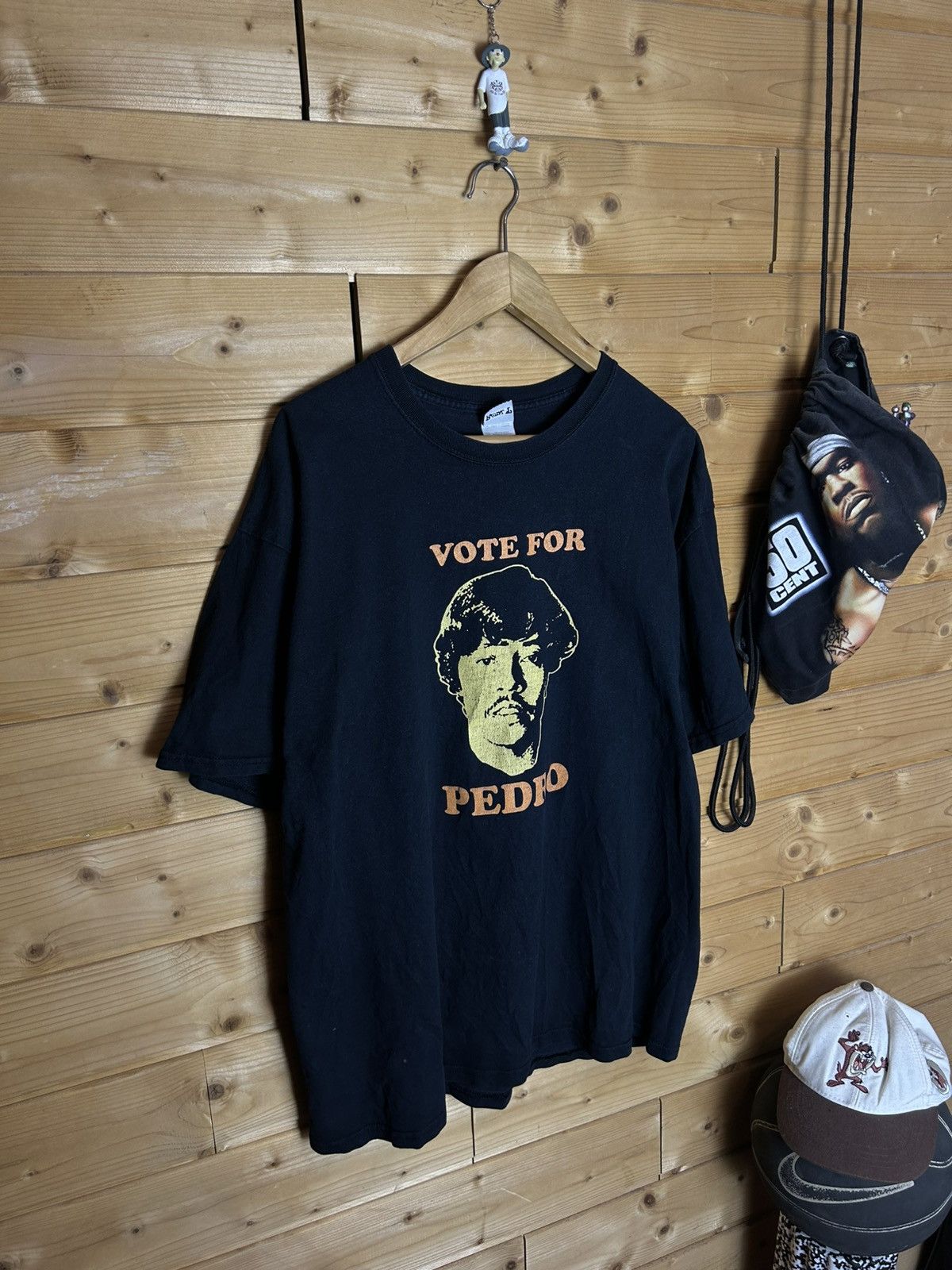 Vintage Vintage vote for Pedro t shirt Size US XL / EU 56 / 4 - 1 Thumbnail