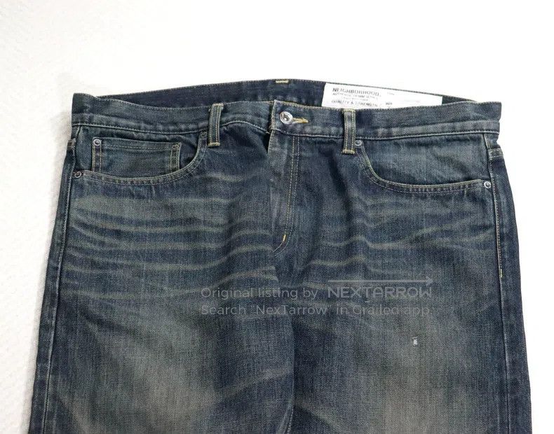 Neighborhood Neighborhood size XL Washed Denim Jeans Washed DP Narrow J Size US 27 - 5 Thumbnail