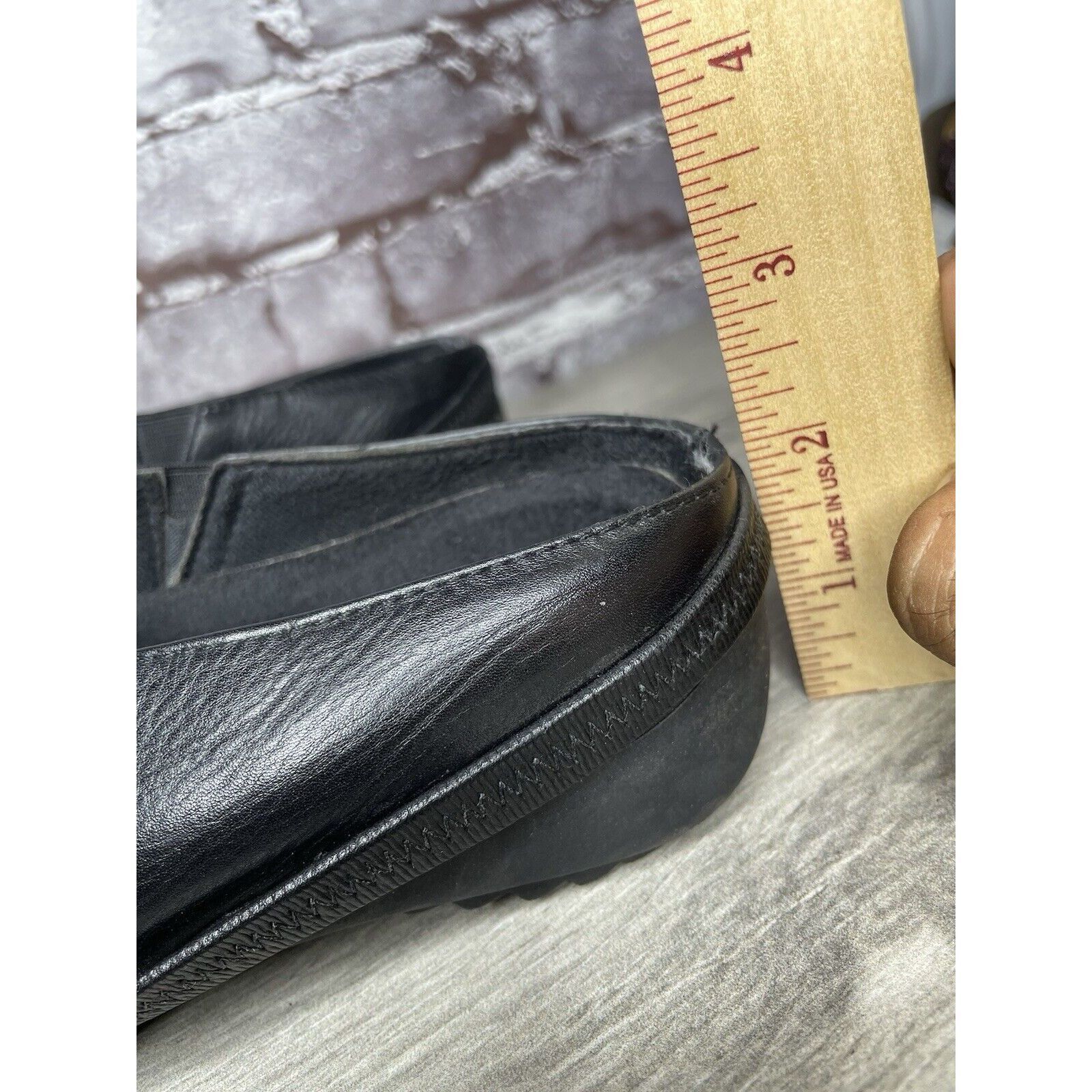 Other Munro American Black Leather SlipOn Slingback Mules Shoes Wo Size US 6 / IT 36 - 12 Thumbnail