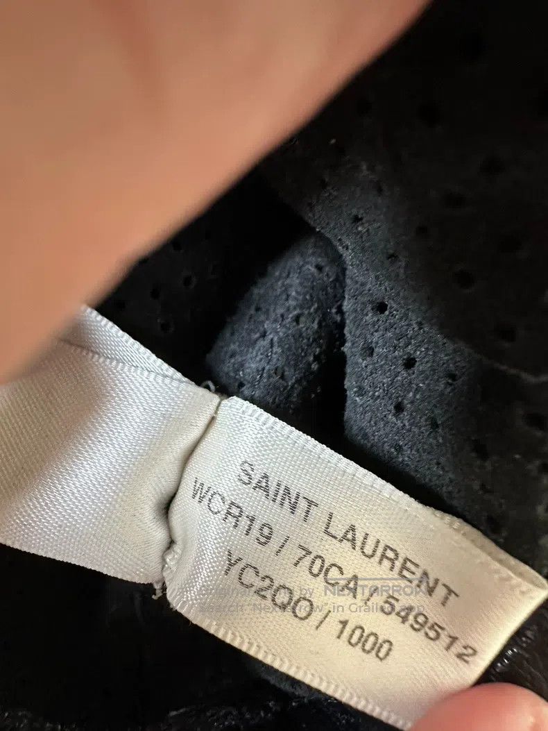 Saint Laurent Paris Saint Laurent Paris size F34 Polka Dot High-Waist Leather S Size 33" - 4 Thumbnail
