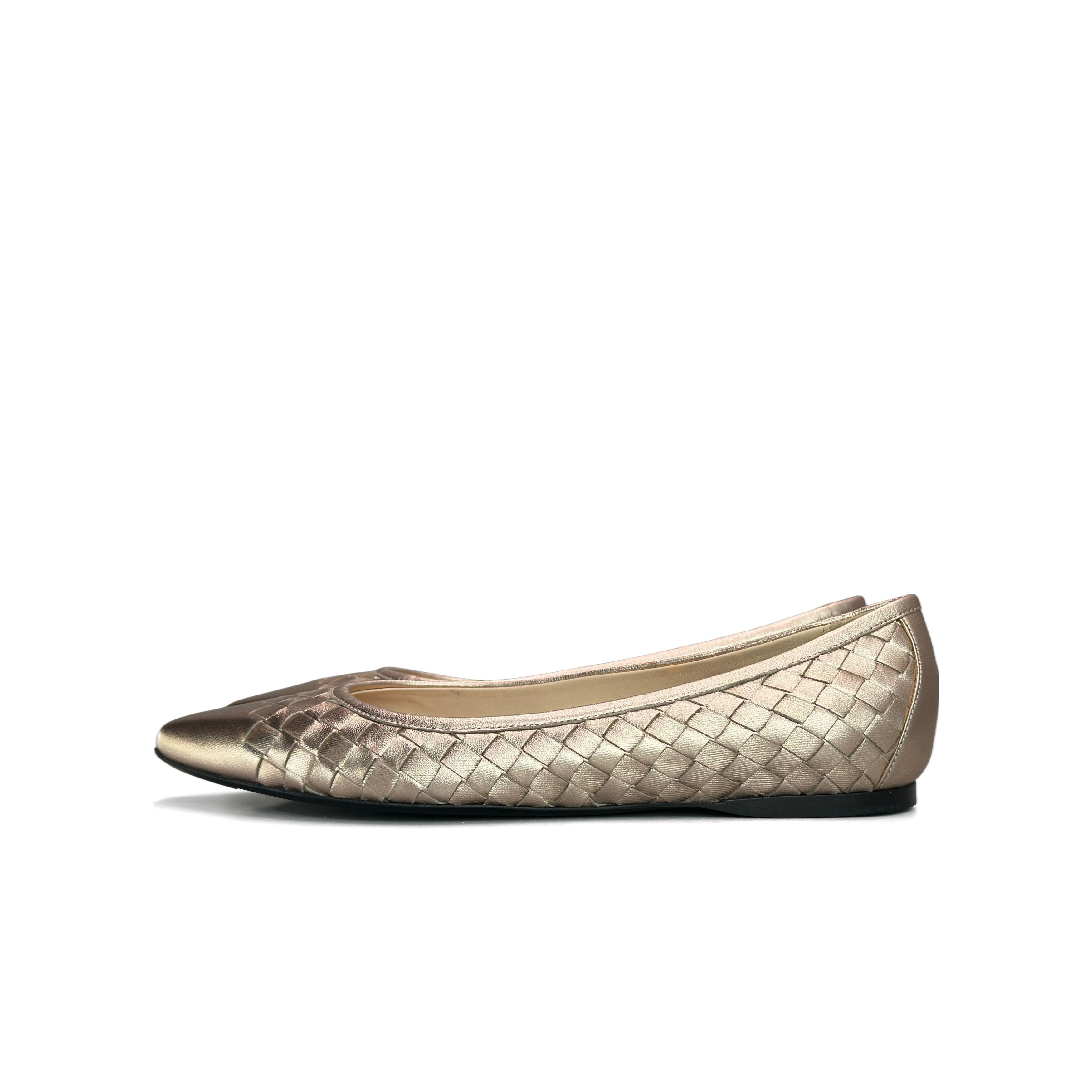 Bottega Veneta Bottega Veneta Intrecciato Flats Size 37.5 Size US 7.5 / IT 37.5 - 1 Thumbnail