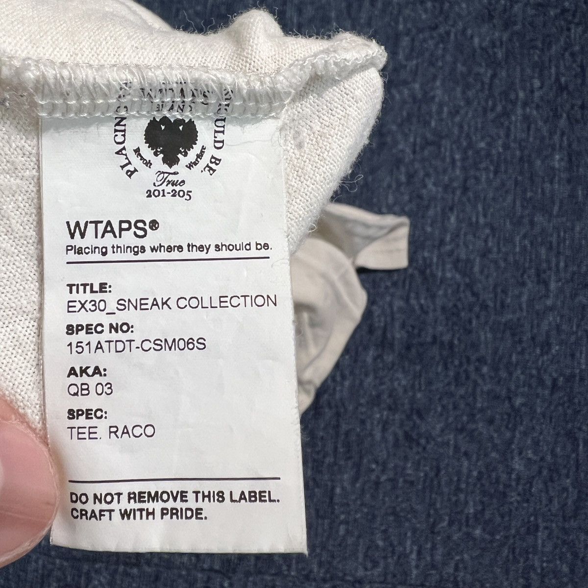 Wtaps Vintage 00s WTAPS Football Long Sleeve Tee Size US M / EU 48-50 / 2 - 9 Thumbnail