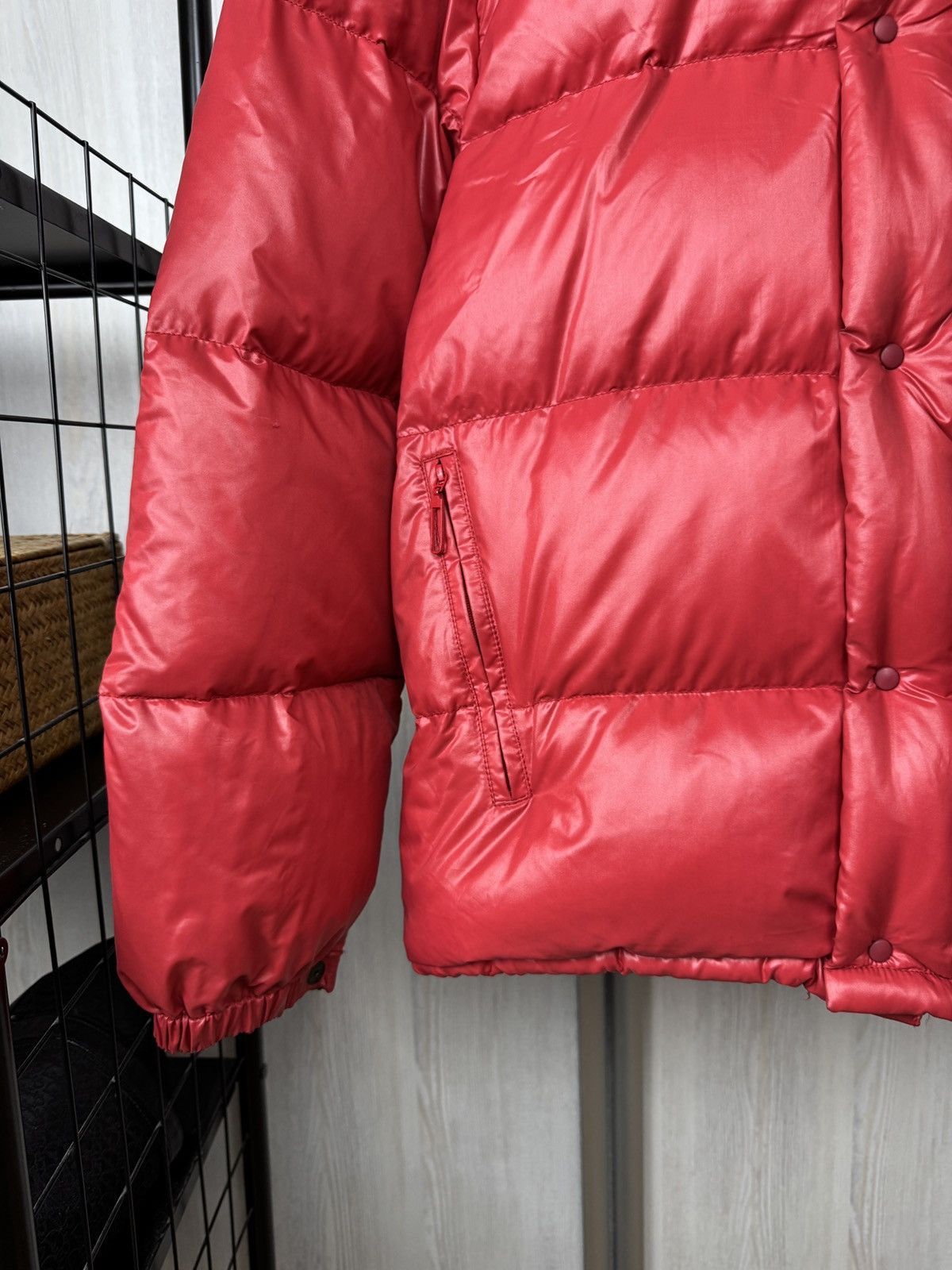 Moncler VTG Moncler Grenoble Red Puffer Down Jacket Rare 90s Snap Size US M / EU 48-50 / 2 - 9 Thumbnail