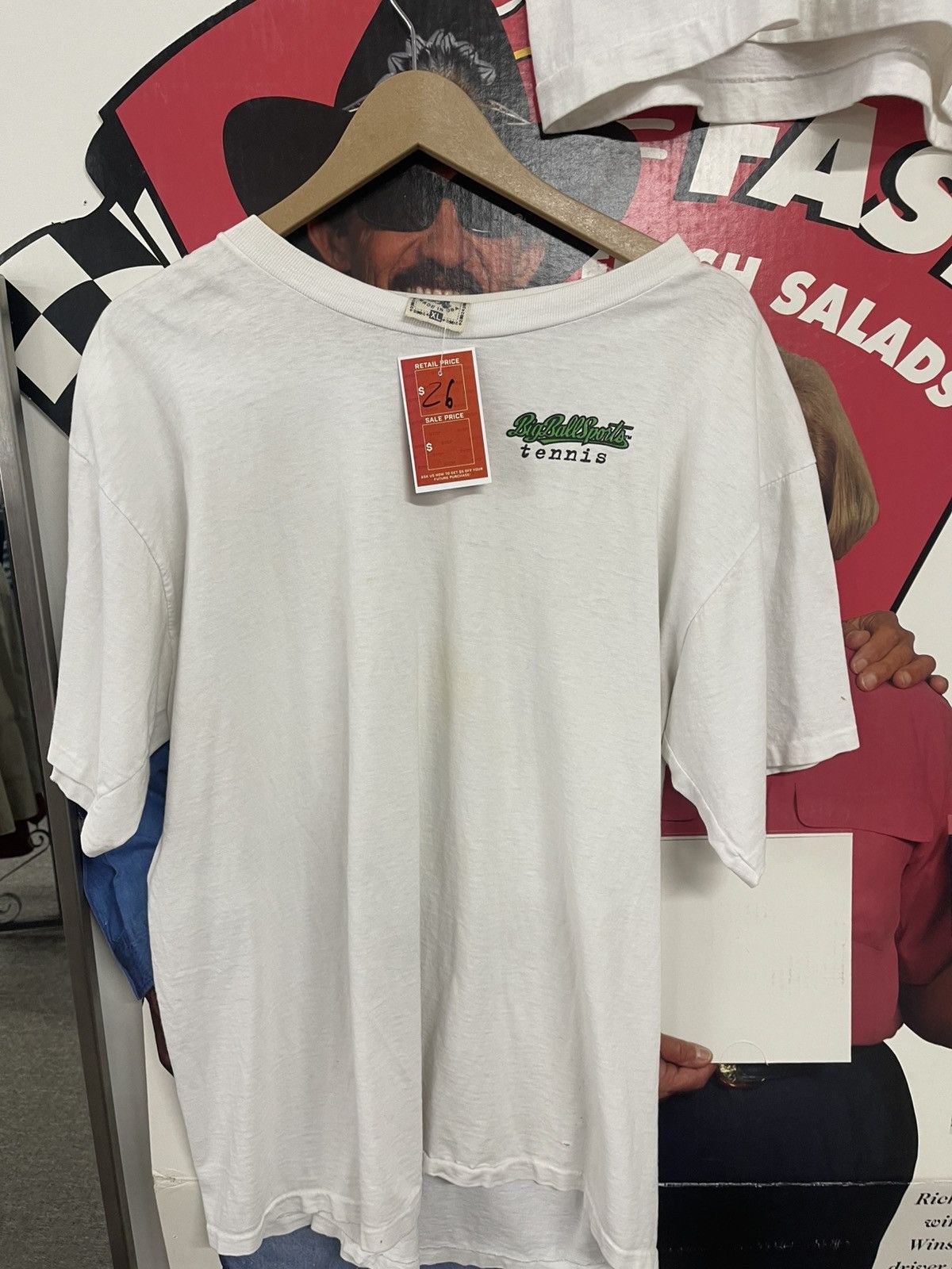 Vintage White big ball sports Size US M / EU 48-50 / 2 - 1 Preview