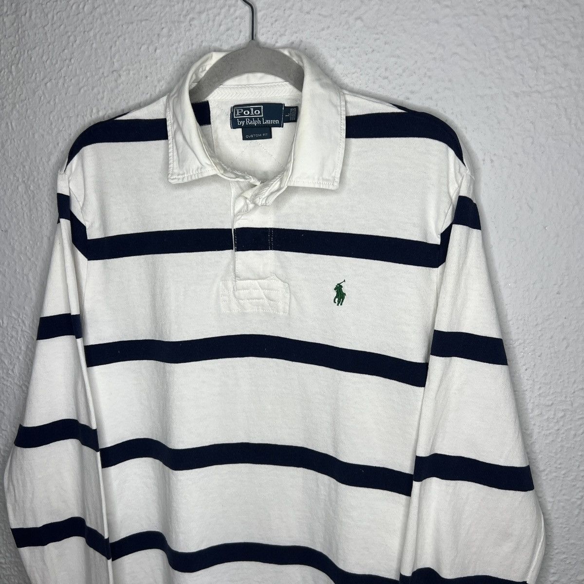 Polo Ralph Lauren Vintage Ralph Lauren Polo Rugby Longsleeve Sweatshirt Size US L / EU 52-54 / 3 - 3 Thumbnail