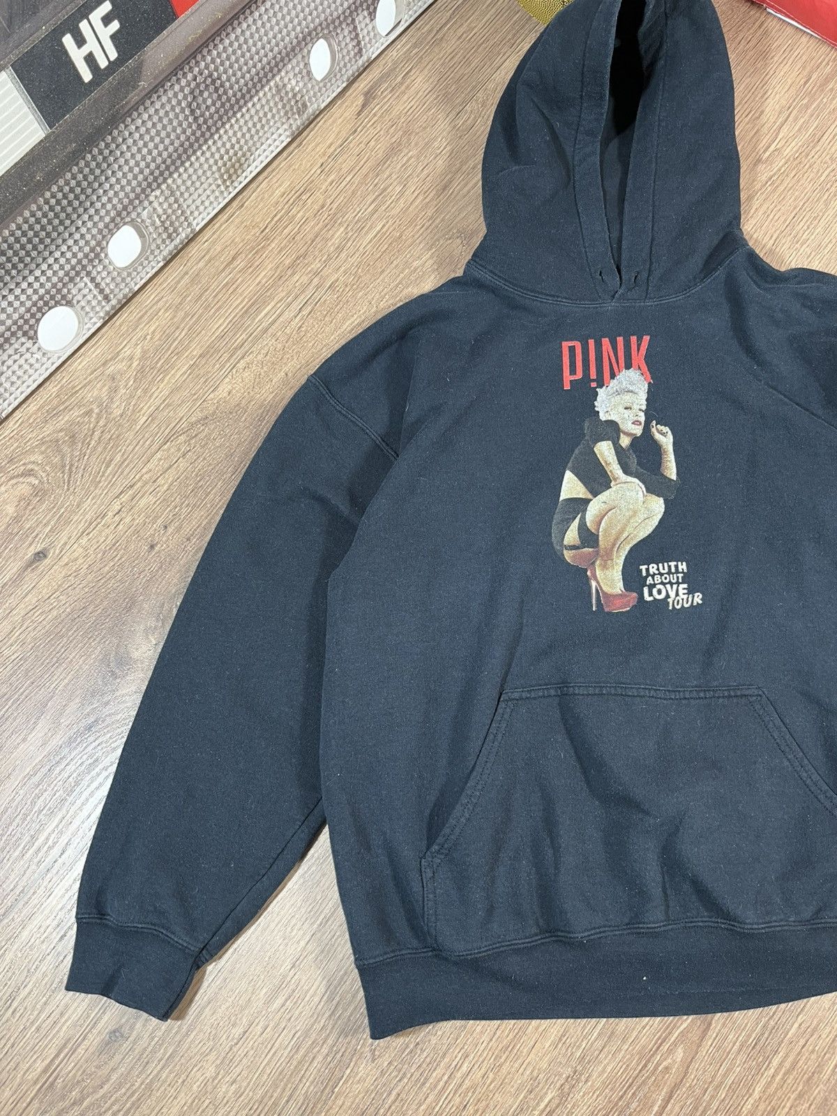 Pink Vintage Pink Truth About Love Tour 2013 Hoodie Size US L / EU 52-54 / 3 - 3 Thumbnail