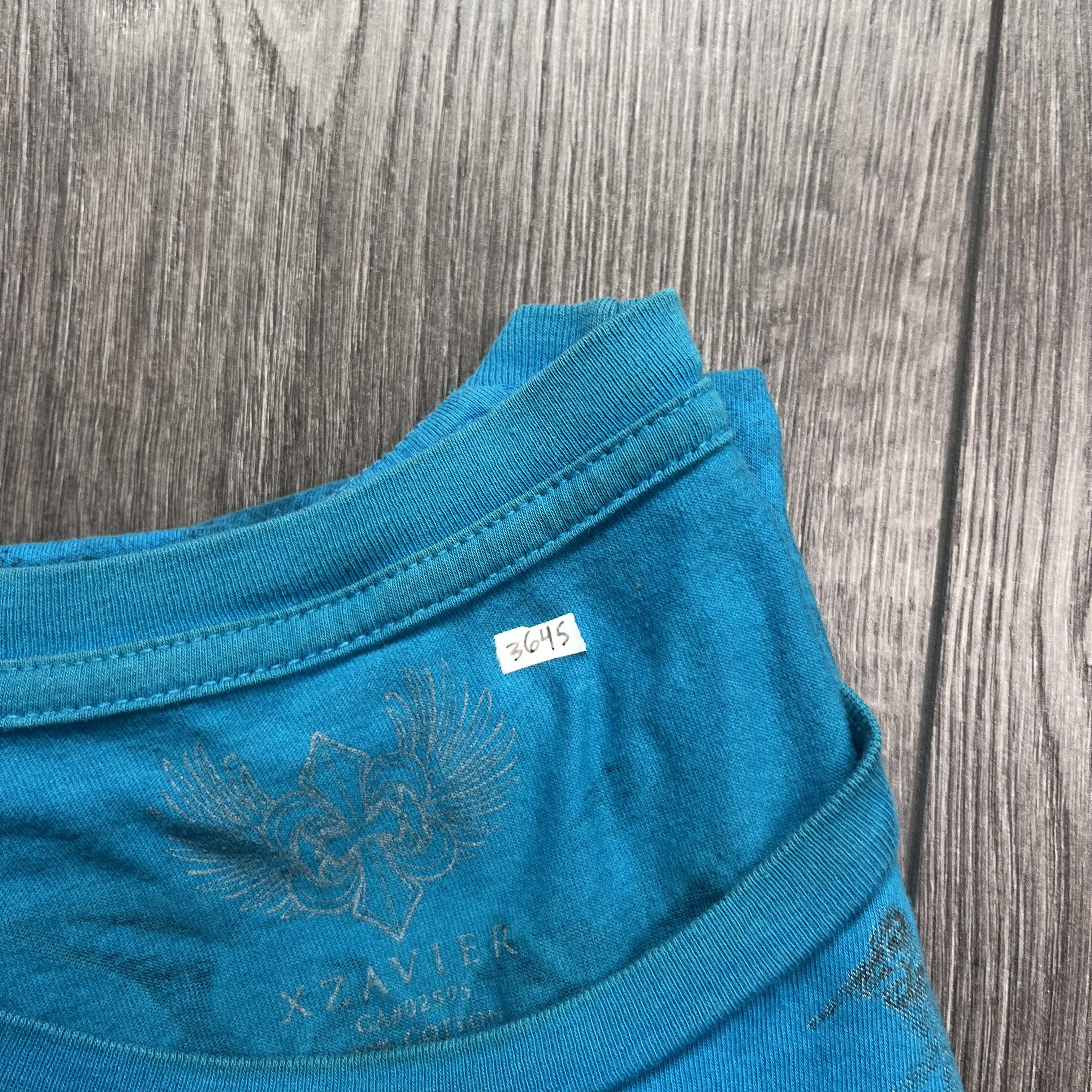Tapout × Vintage Vintage Xzavier Y2k Blue T Shirt XXL Tribal AOP Baggy Size US XXL / EU 58 / 5 - 9 Thumbnail