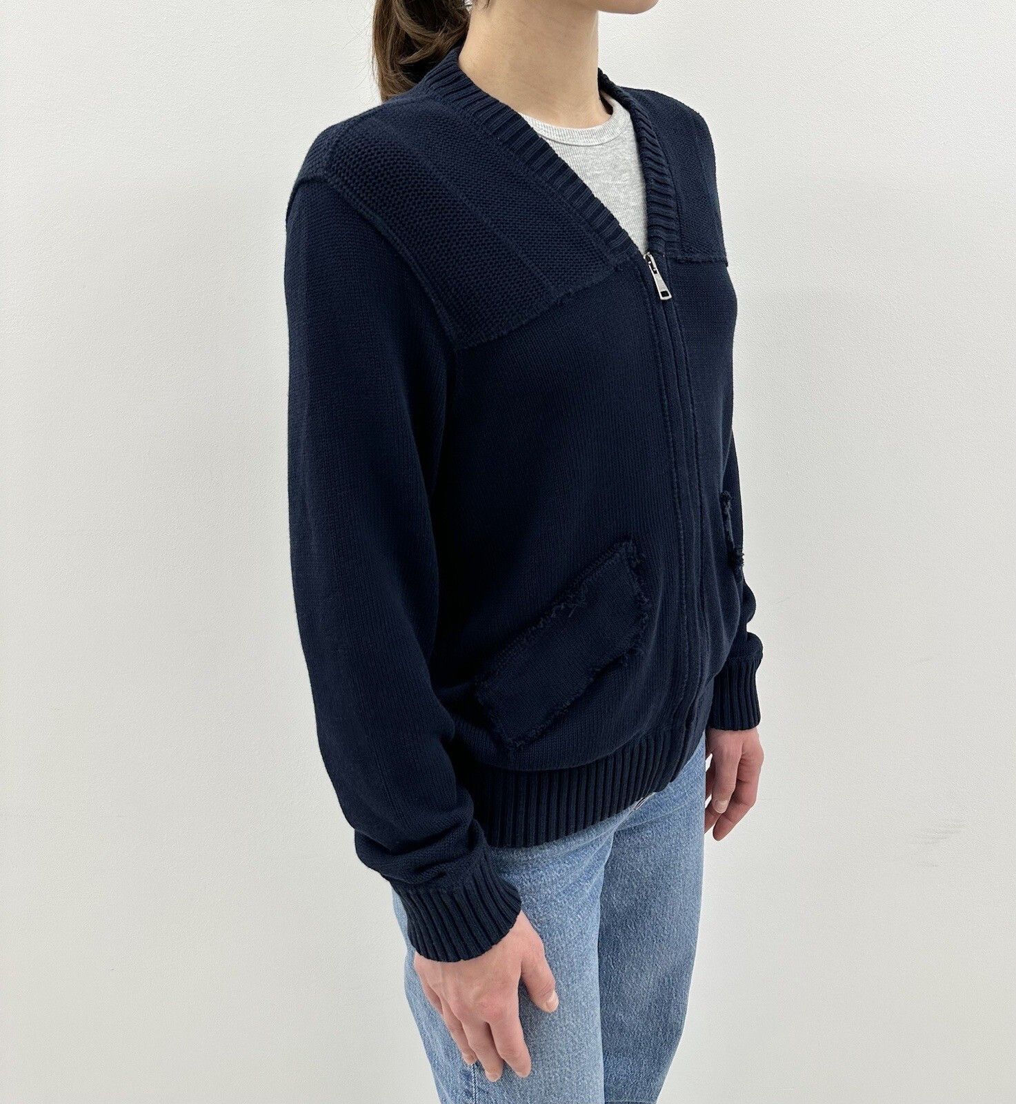 Dolce & Gabbana DDP Dolce & Gabbana Zip Sweater Cardigan Zip Zipper Viscose Size M / US 6-8 / IT 42-44 - 5 Thumbnail