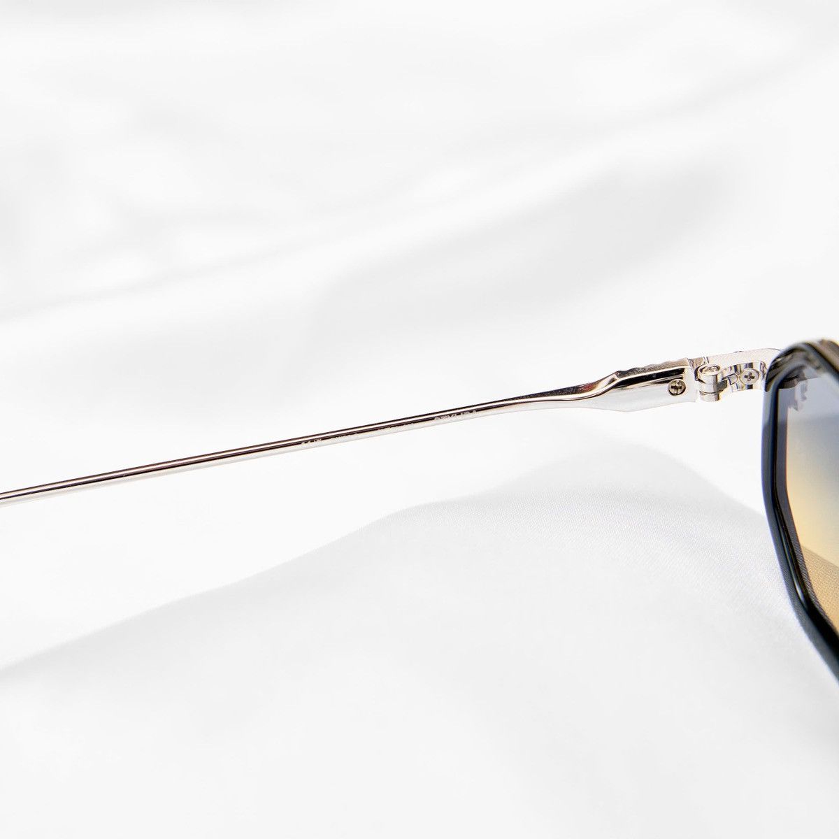Chrome Hearts CHROME HEARTS STYLIDA BLACK/SHINY SILVER SUNGLASSES Size ONE SIZE - 5 Thumbnail