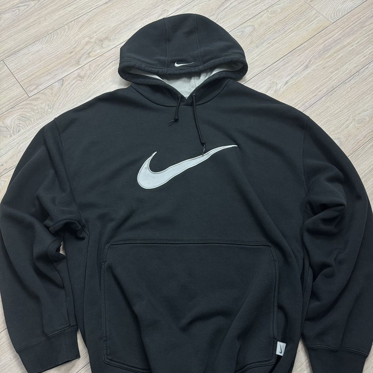 Nike Nike Y2K Drill Big Swoosh Center Logo Hooded Sweatshirt XXXL Size US XXL / EU 58 / 5 - 2 Thumbnail