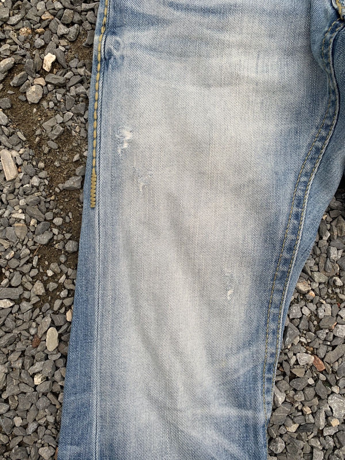 If Six Was Nine Lolita Concert Club Faded & Rusty Distressed Denim Size US 28 / EU 44 - 13 Thumbnail