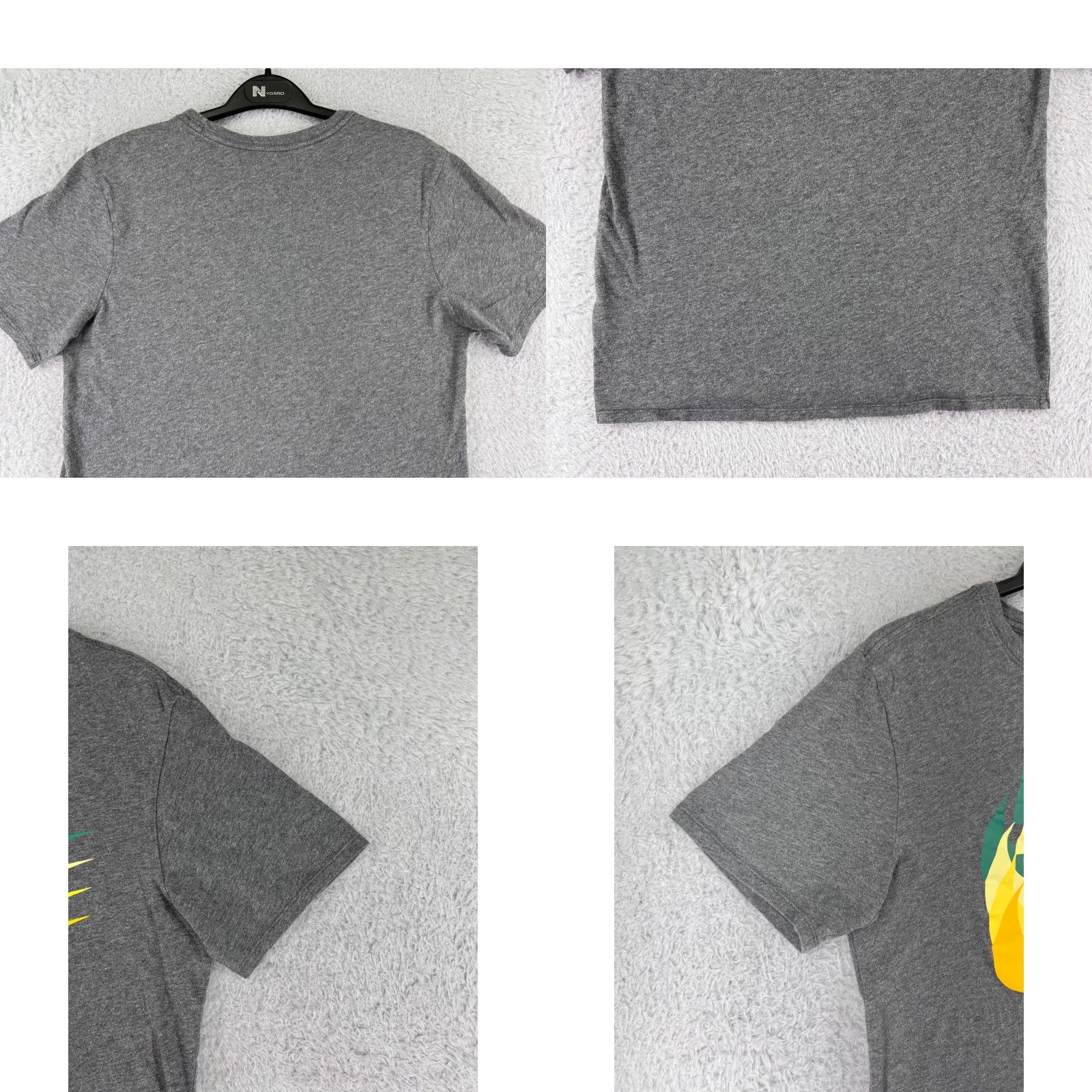 Nike Nike Shirt Mens M Gray Swoosh Retro Logo 100% Cotton Short Sleeve Crew Neck T-Shirt Mens Logo Retro 90s Sportswear Size US M / EU 48-50 / 2 - 8 Thumbnail