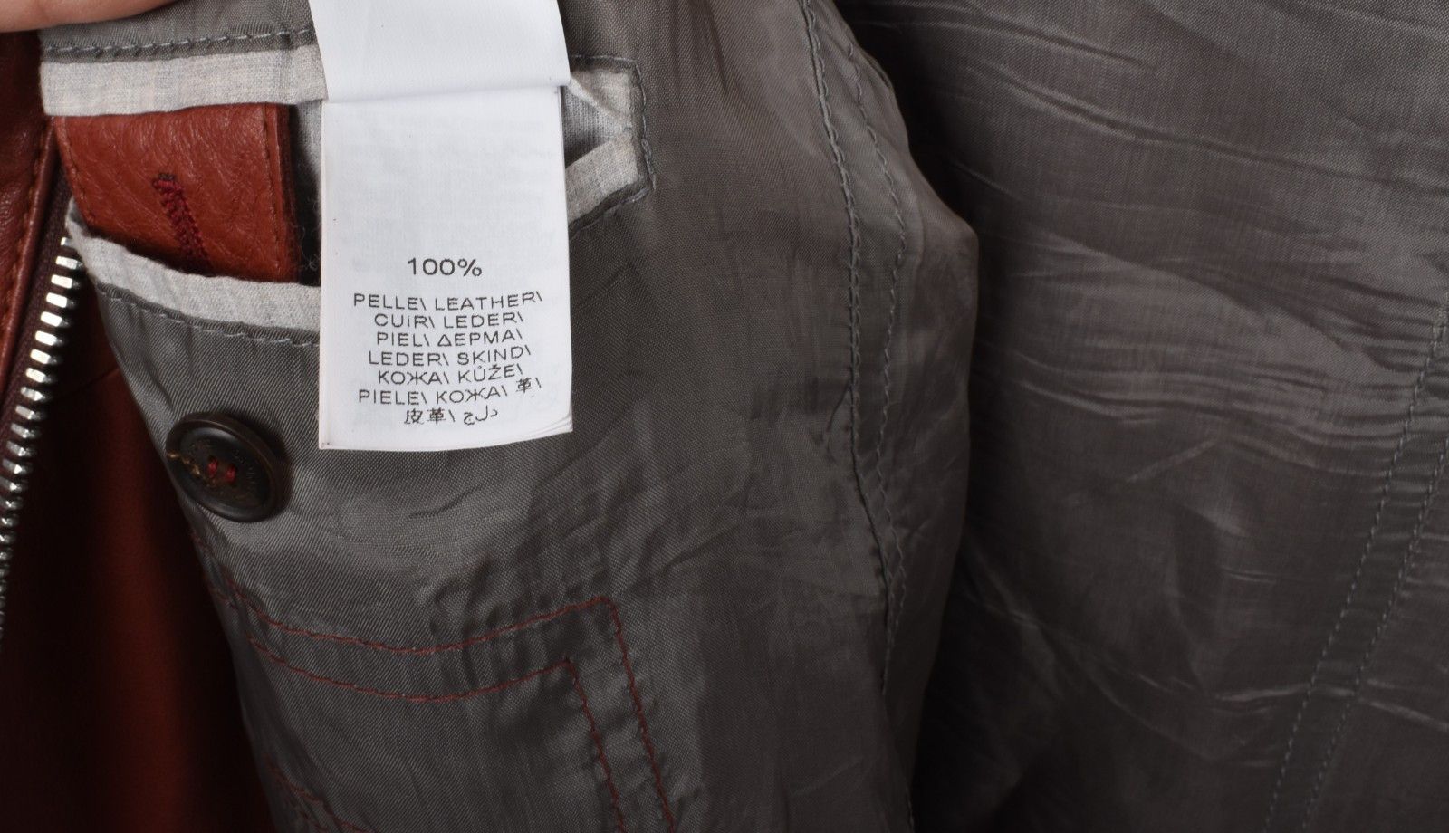 Brunello Cucinelli Brunello Cucinelli Men Jacket Leather Bomber Size L, S1891 Size US L / EU 52-54 / 3 - 7 Thumbnail