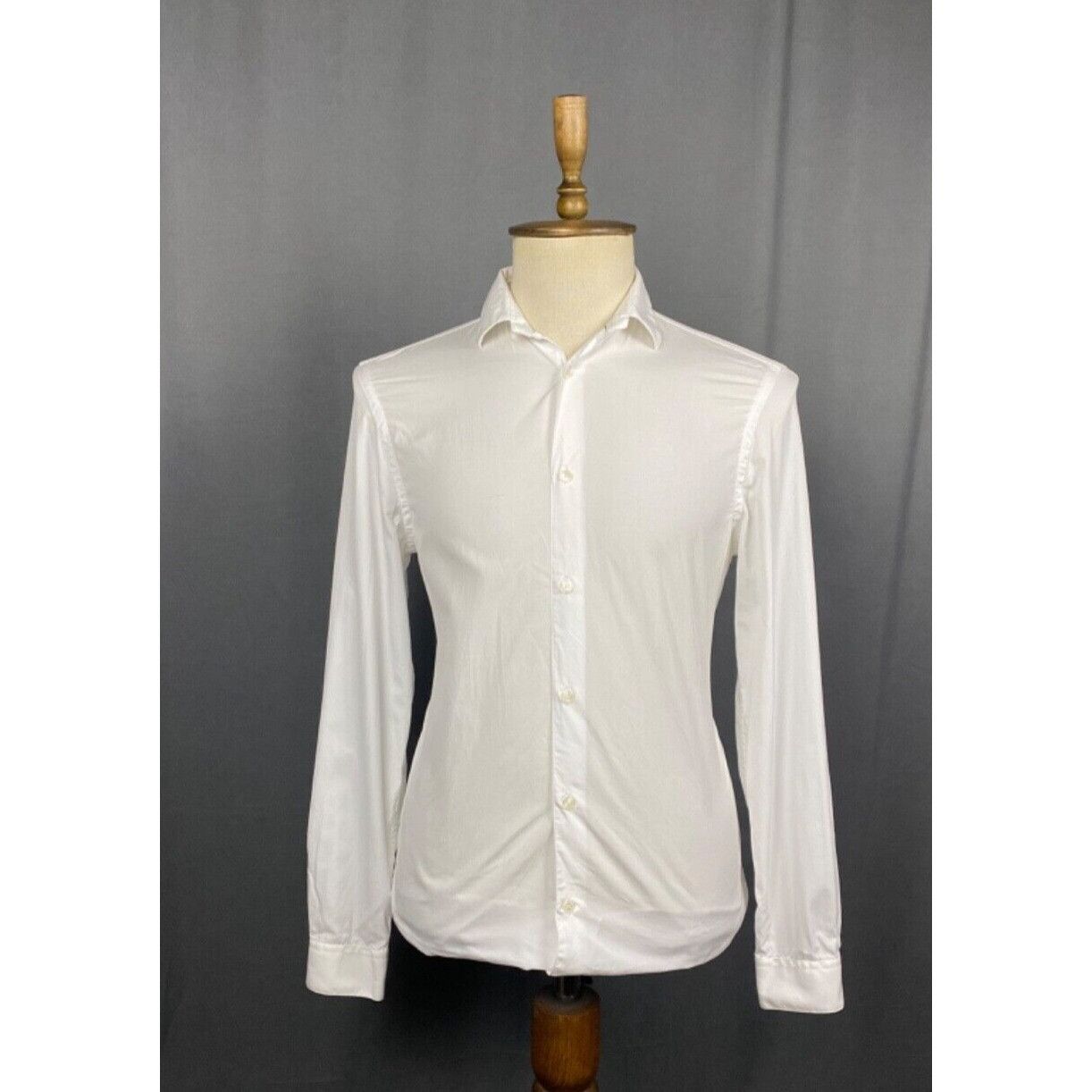Burberry Burberry Men's White Longsleeve Shirt Size 15 - 38 Size US M / EU 48-50 / 2 - 1 Thumbnail