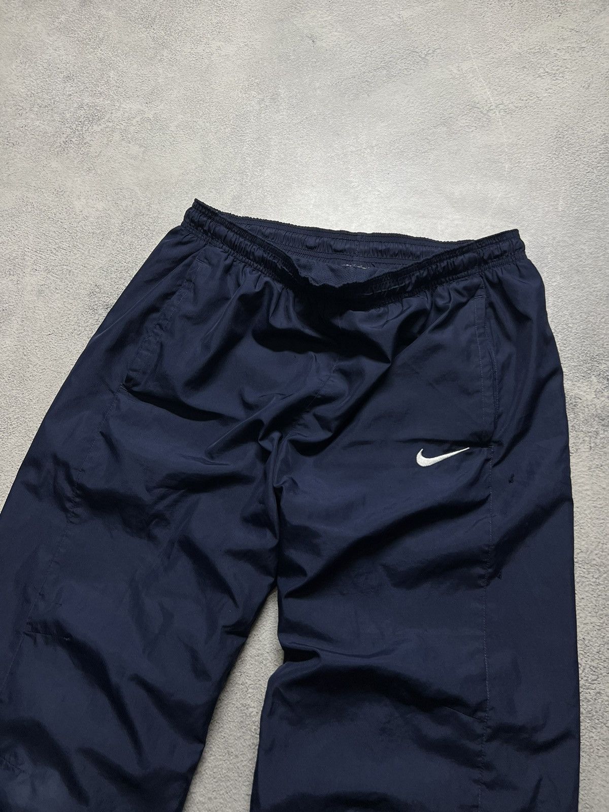 Nike × Vintage Vintage Y2K Nike Nylon Mini Swoosh Drill Pants 00’s Size US 34 / EU 50 - 4 Thumbnail