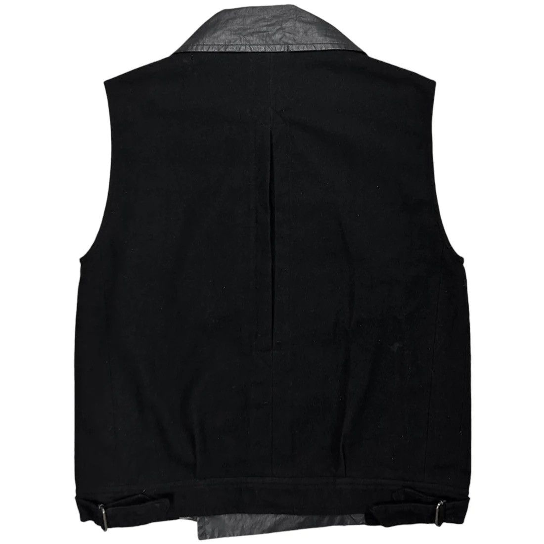Dries Van Noten Dries Van Noten Double Breasted Waxed Panel Wool Vest Size US M / EU 48-50 / 2 - 3 Thumbnail