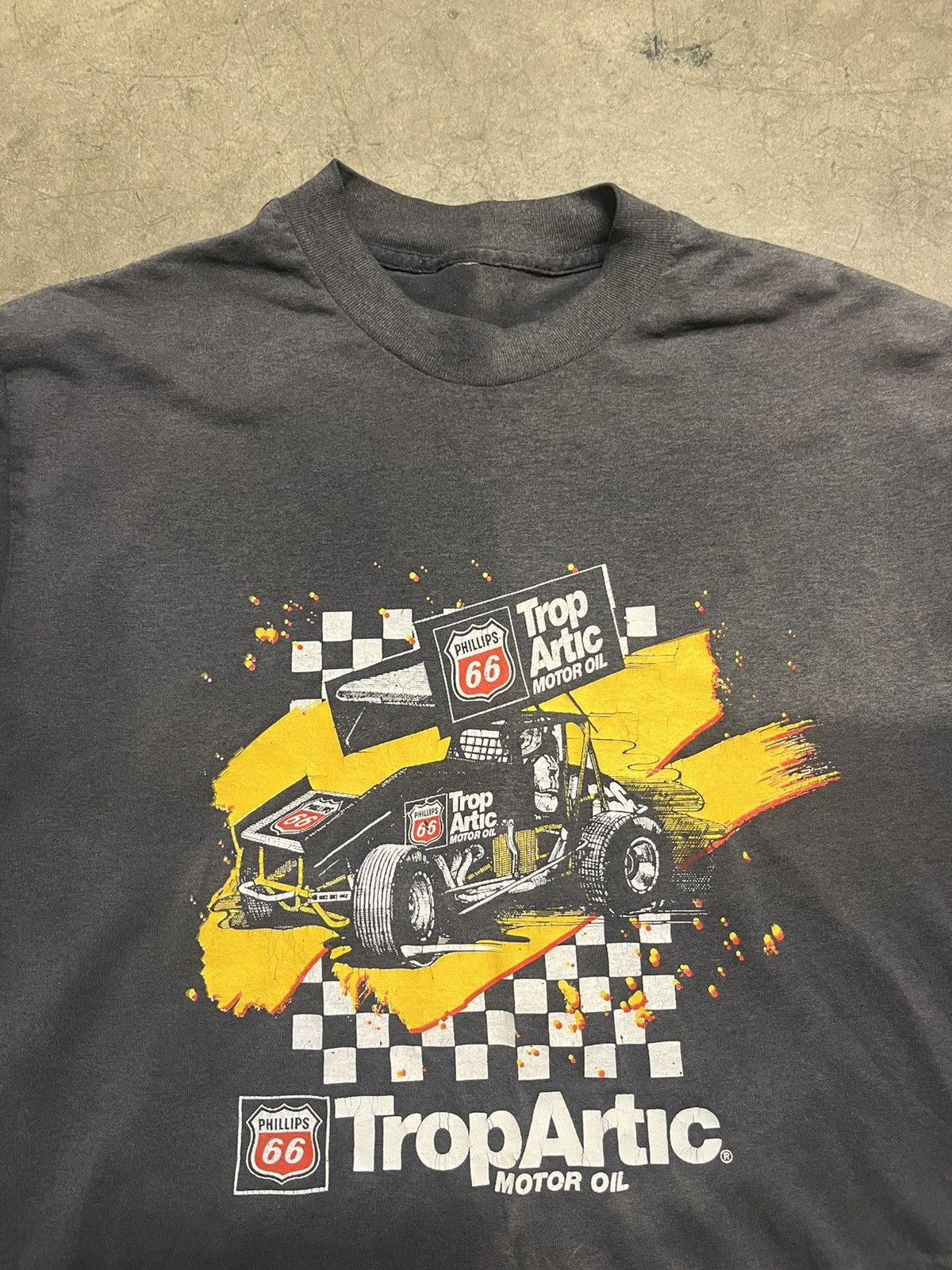 Harley Davidson × NASCAR × Vintage Vintage Phillips 66 motor oil trop artic racing shirt Size US L / EU 52-54 / 3 - 2 Thumbnail