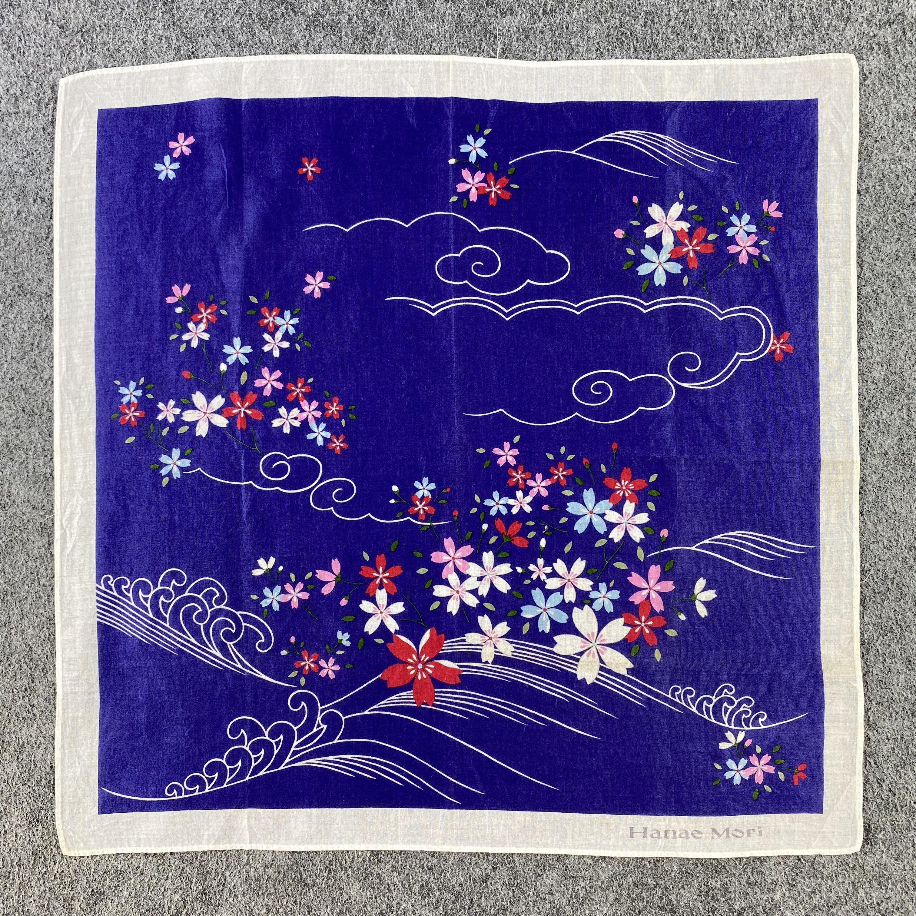 Hanae Mori Hanae Mori Handkerchief/Neckerchief/Bandana HC621 Size ONE SIZE - 1 Thumbnail