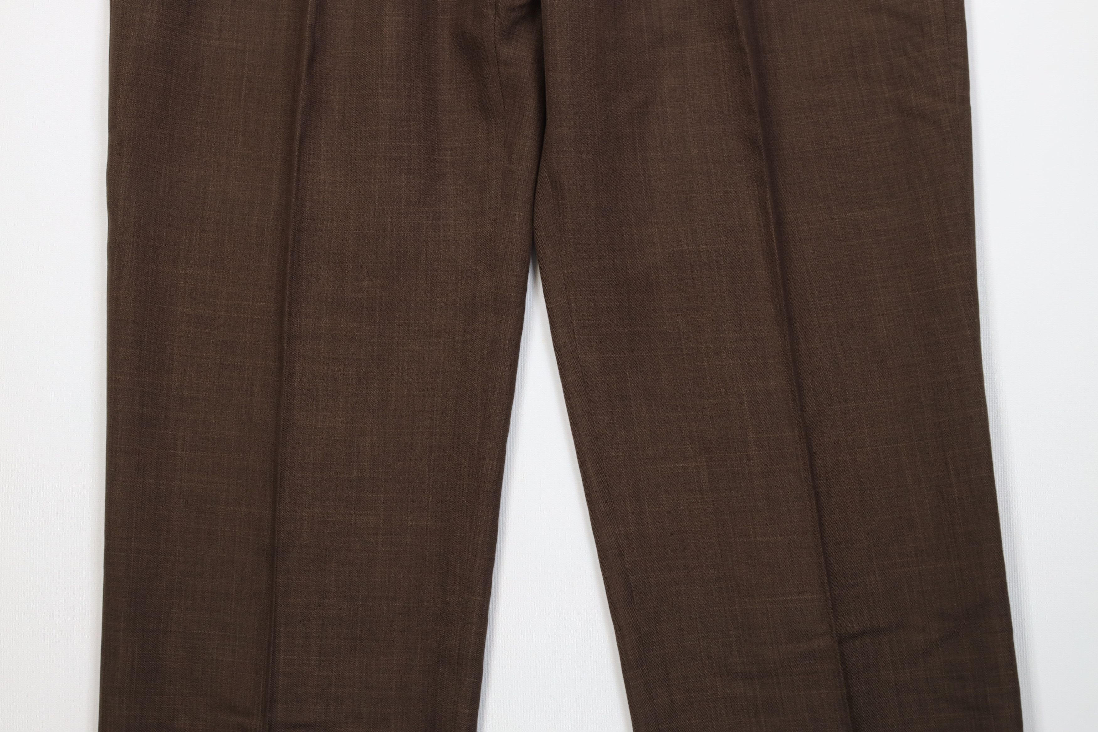 Vintage Vintage 90s Y2K Streetwear Knit Wide Leg Chino Pants Brown Size US 36 / EU 52 - 3 Thumbnail