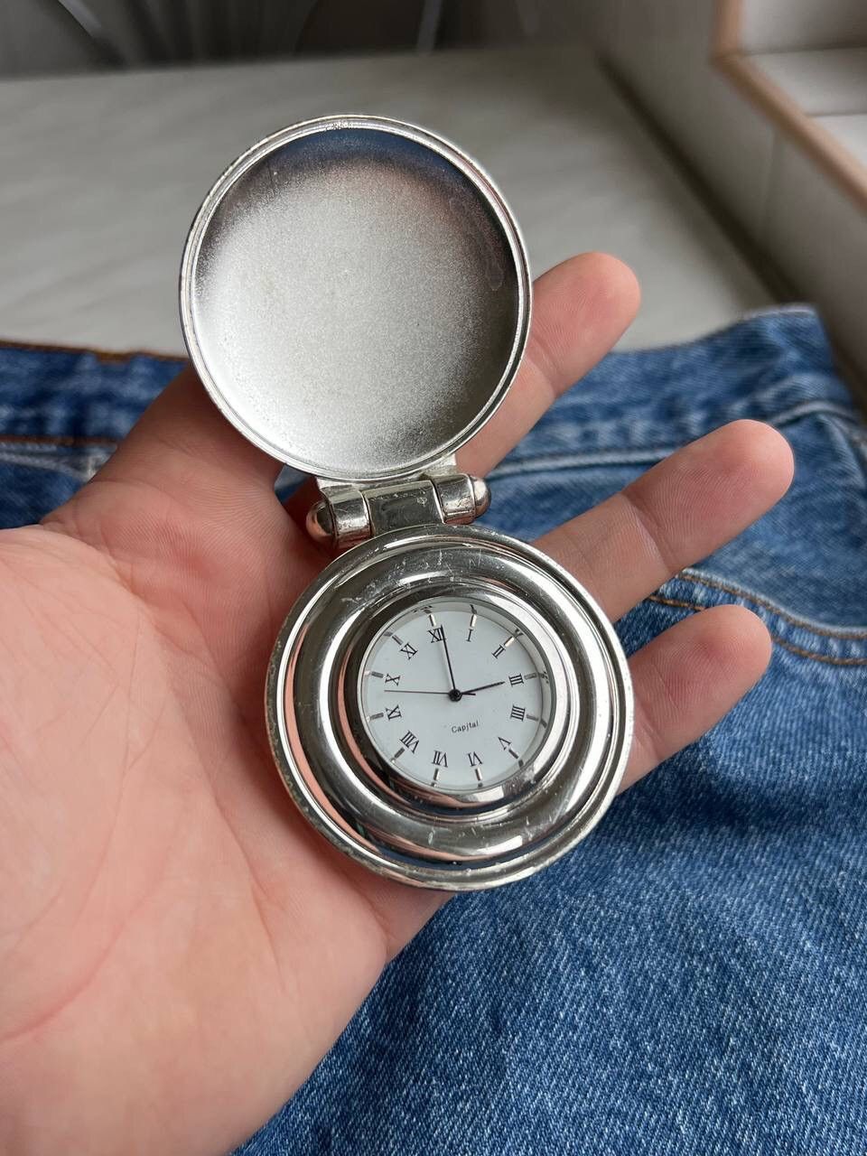 Japanese Brand × Vintage Vintage Retro Pocket Japanese style futuristic Steel Watch Size ONE SIZE - 2 Thumbnail