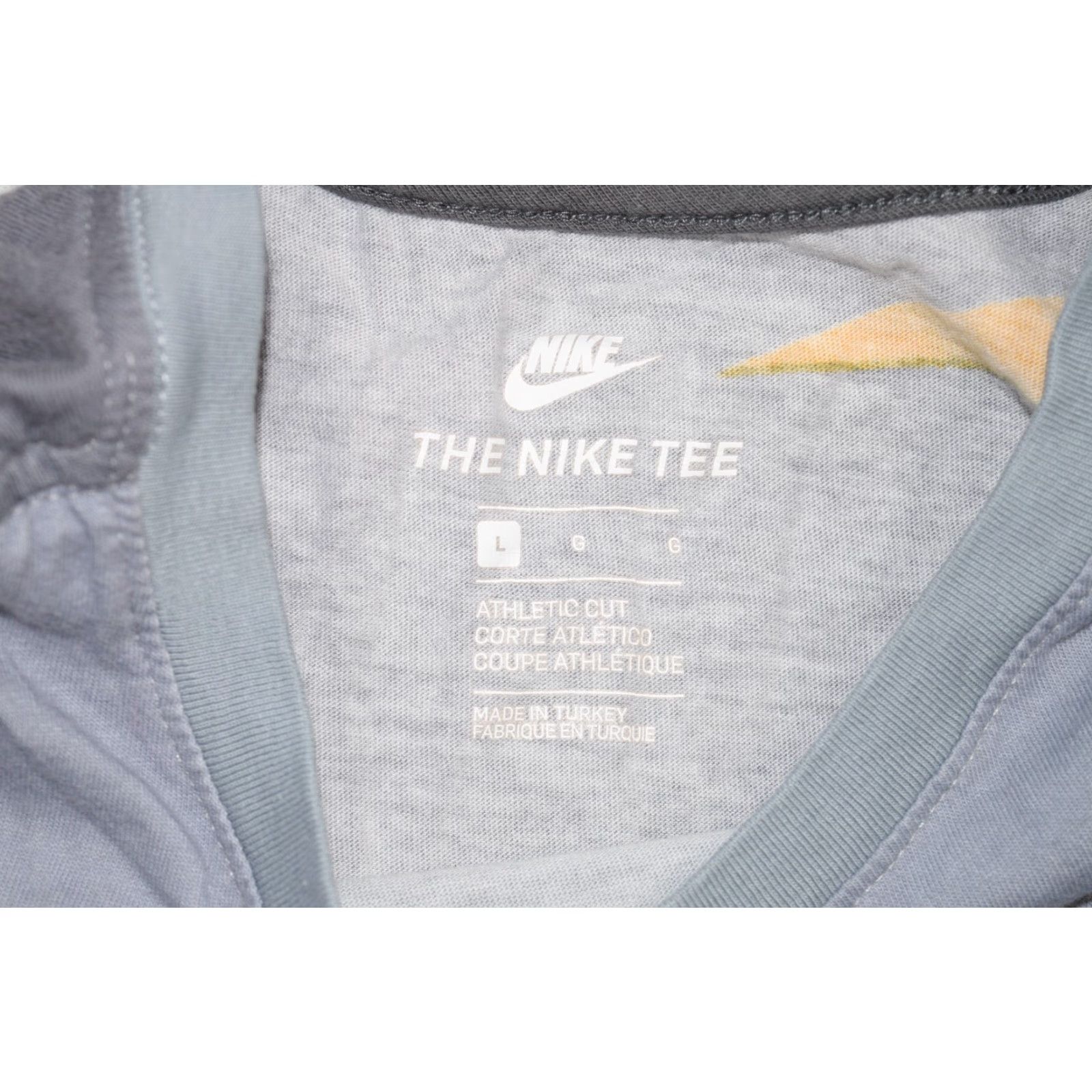 Nike NIKE AIR LONG SLEEVE TEE GEOMETRIC GREY COTTON BLEND MENS L Size US L / EU 52-54 / 3 - 4 Thumbnail