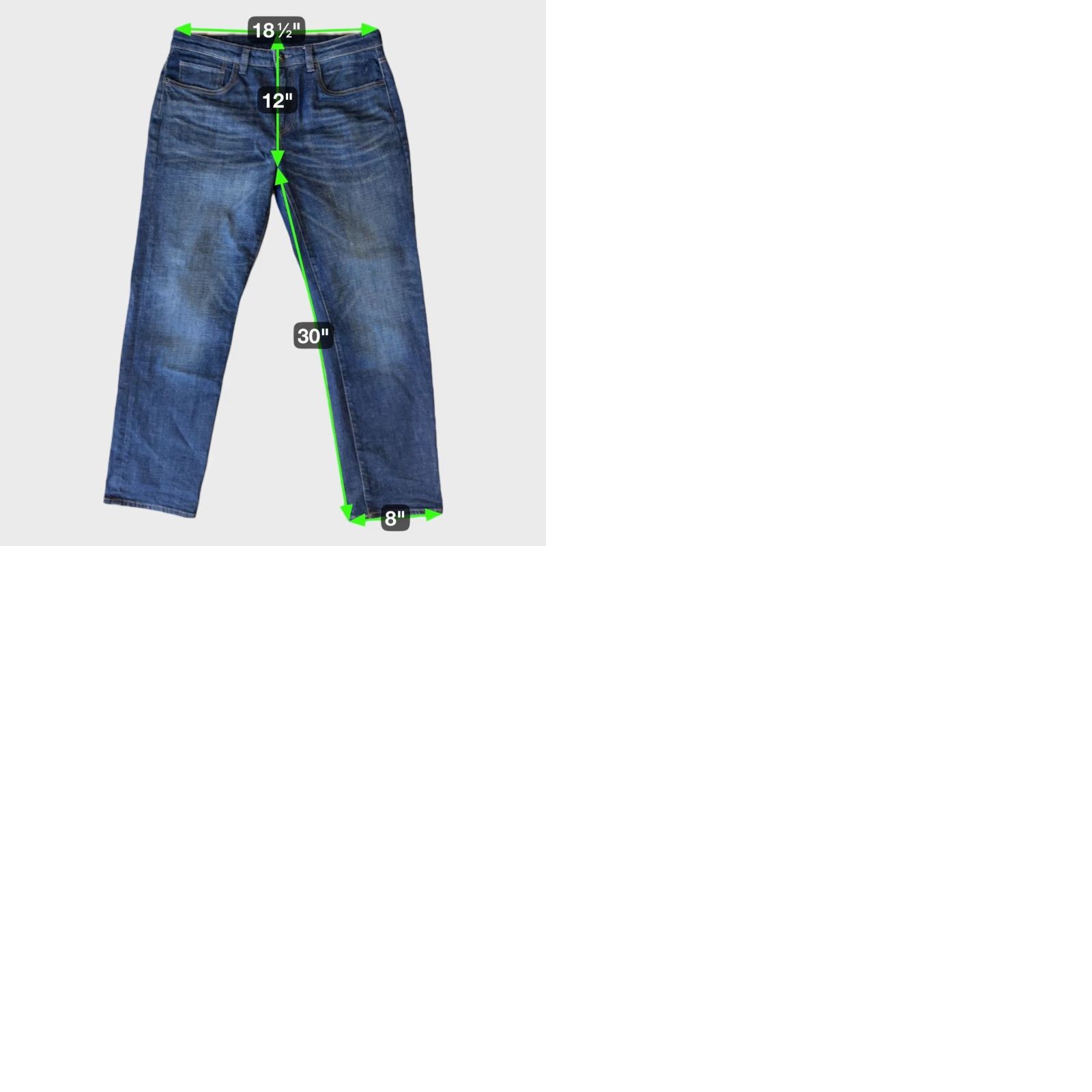 Buffalo David Bitton Buffalo David Bitton Ben Relaxed-Fit Tapered Denim Jeans Blue Men's 34X30 Jeans Size US 34 / EU 50 - 9 Thumbnail