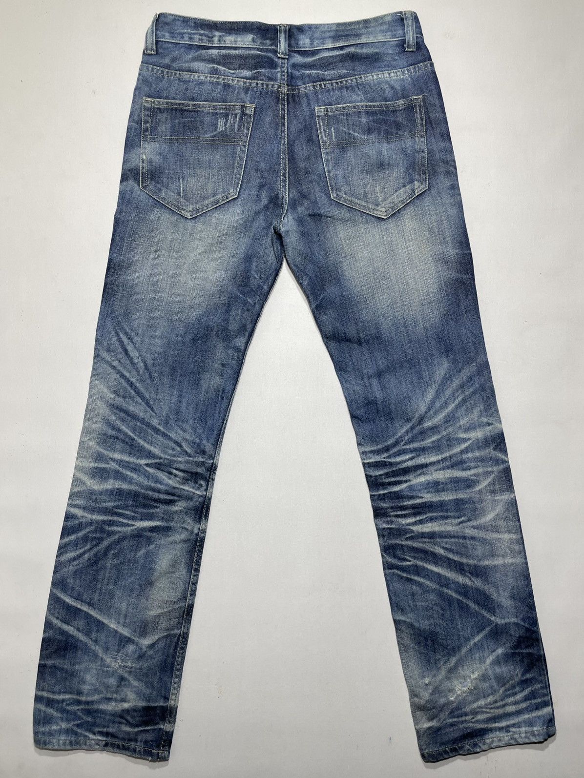 JACKROSE Vintage Jackrose Washed Distressed Jeans Size US 34 / EU 50 - 2 Thumbnail