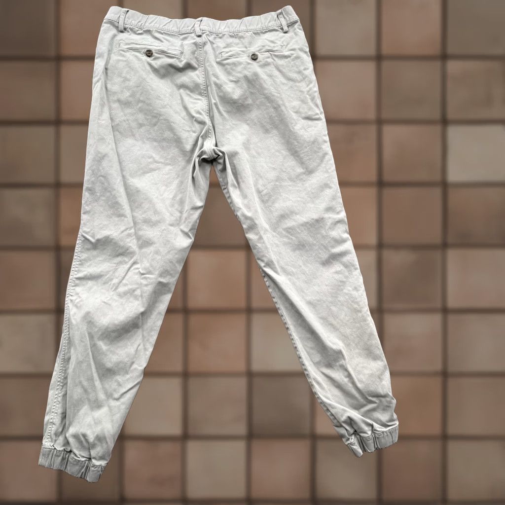 Vintage Bearbottom Joggers Men XL Gray Cotton Spandex Elastic Waist Outdoor Gym & Training Activewear Pants Tapered Inseam 29in Men’s Size US 36 / EU 52 - 1 Thumbnail