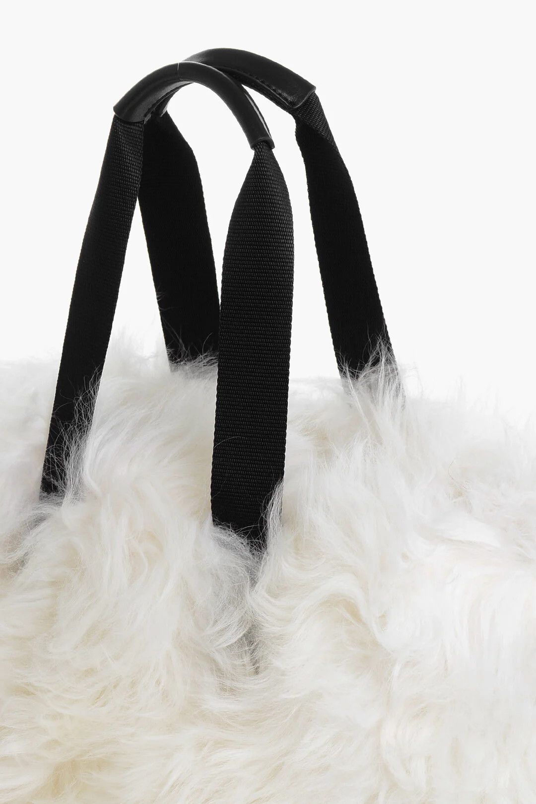 Moncler og1mm0426 Size: OS / Fur Tote Bag in White Size ONE SIZE - 3 Thumbnail
