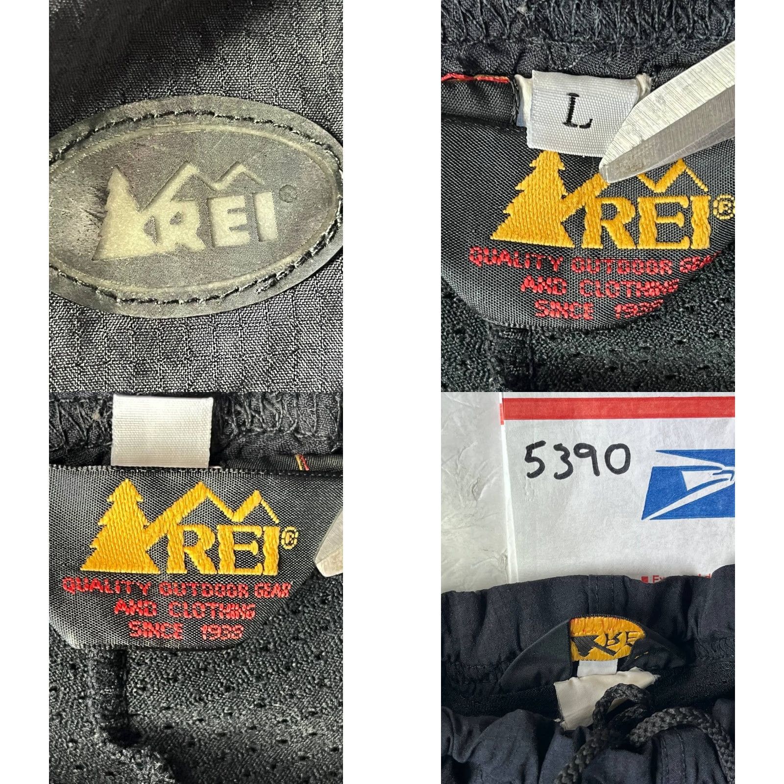 Vintage **Black Adult REI Co-op Padded Shorts Large Drawstring** User: **REI Co-op Black Adult Padded Shorts Large Drawstring** Size US 33 - 8 Thumbnail