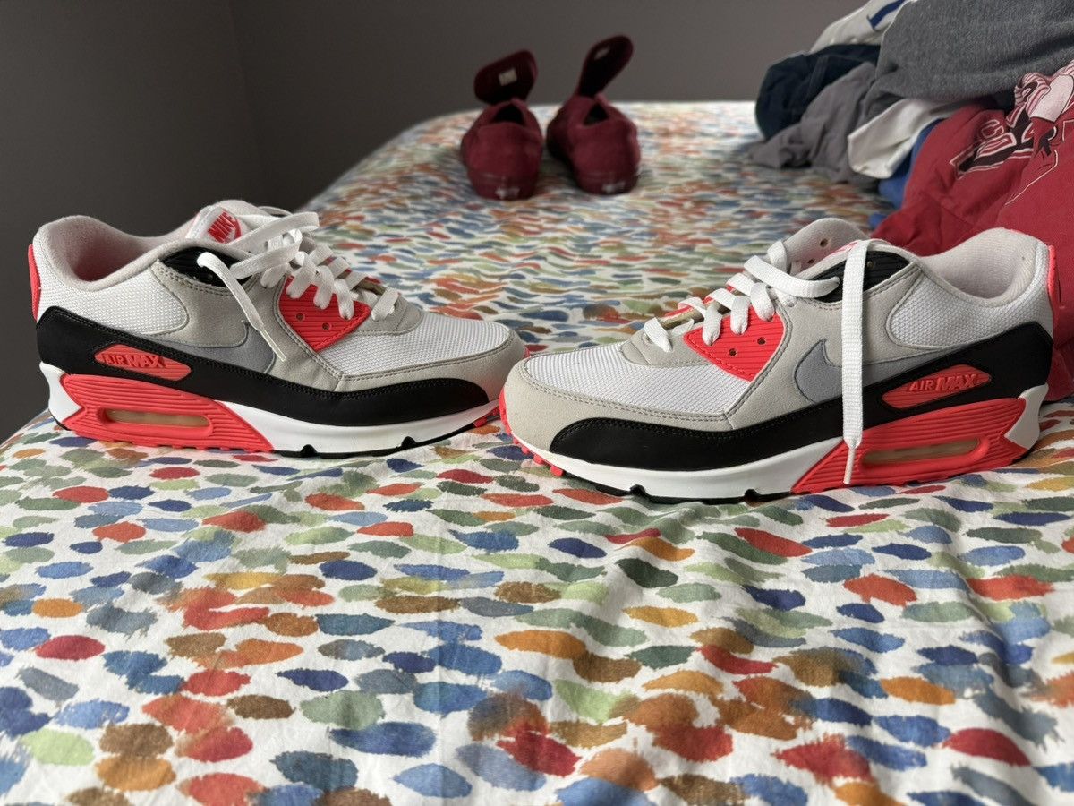 Nike NIKE Air Max 90 Infrared Size 10.5 – Classic OG Colorway Size US 10.5 / EU 43-44 - 6 Thumbnail