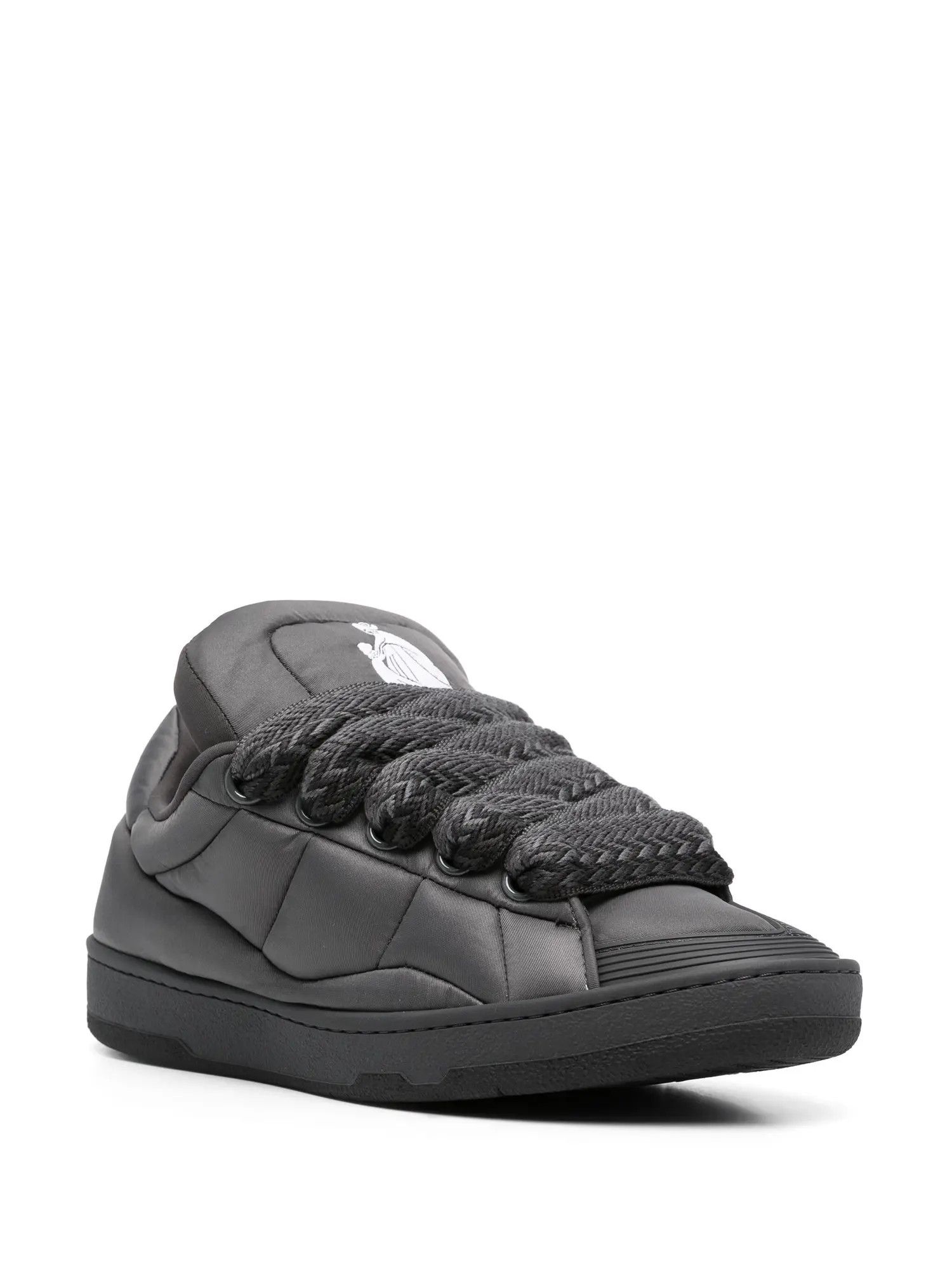 Lanvin o1w1db11124 Curb Nylon Sneakers in Black Size US 6 / EU 39 - 2 Thumbnail