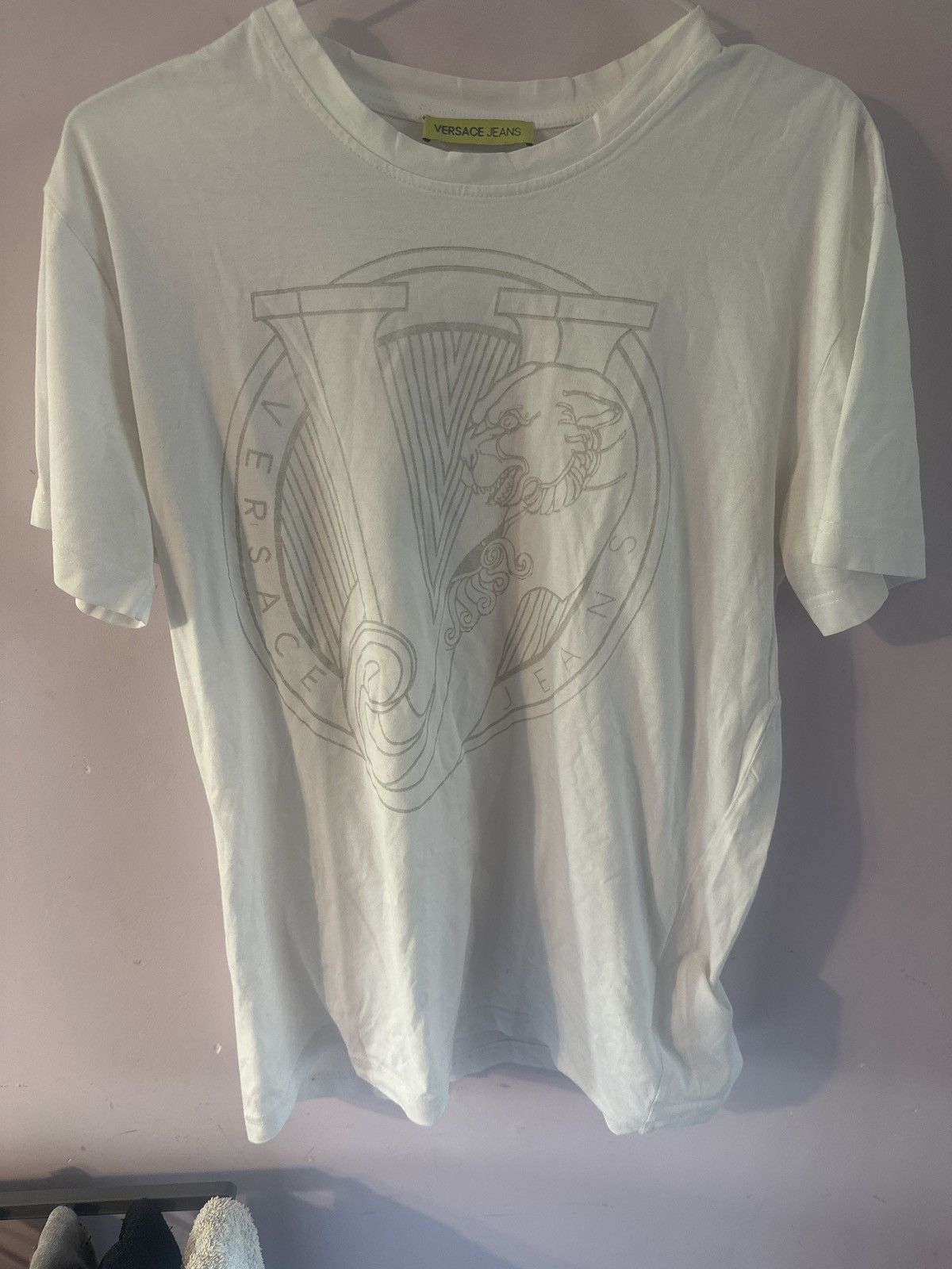 Versace Versace shirt beutifuld jeans white Size US S / EU 44-46 / 1 - 1 Thumbnail