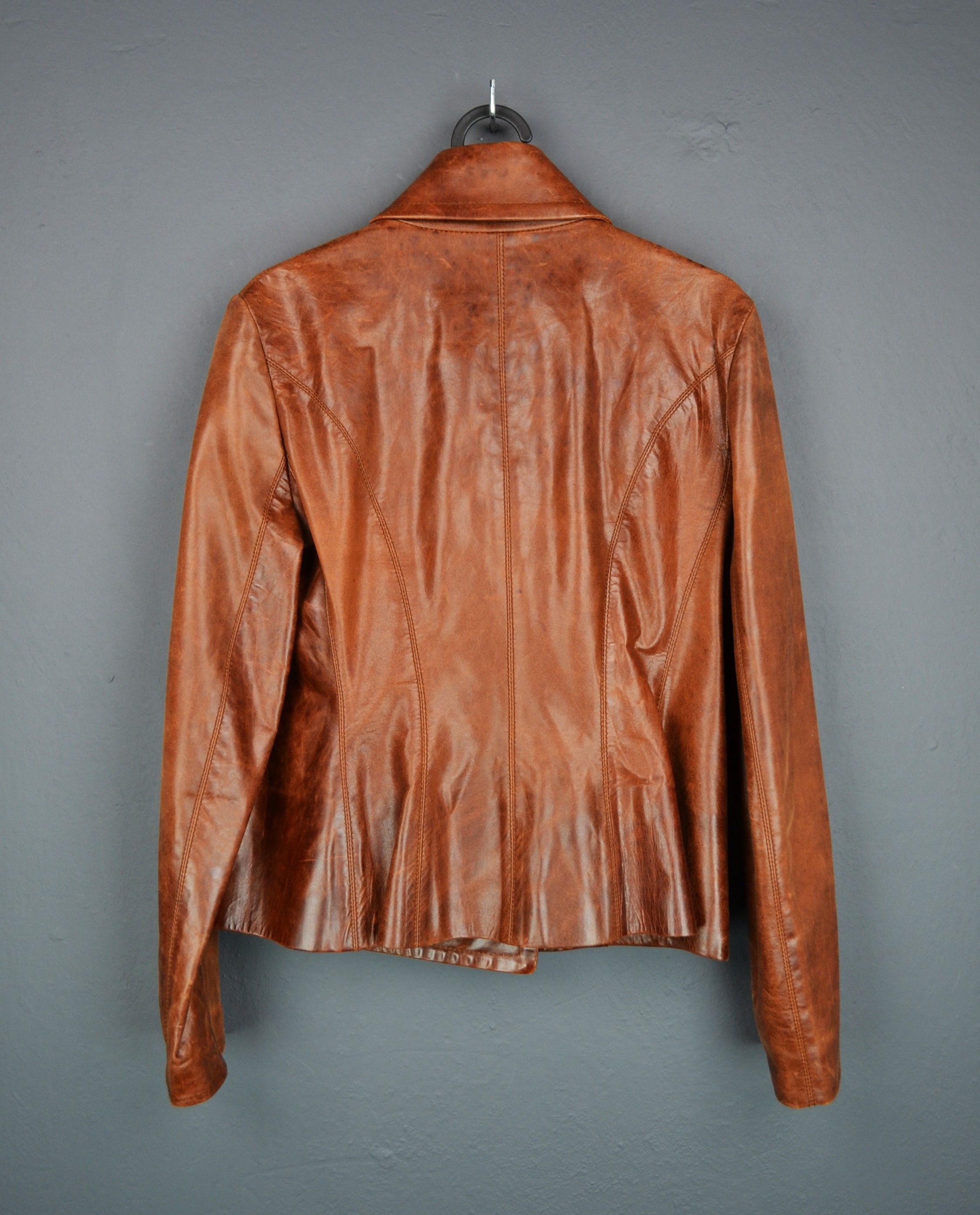 Other Martin Grant Paris M size Brown Leather Jacket Women’s Size M / US 6-8 / IT 42-44 - 9 Thumbnail