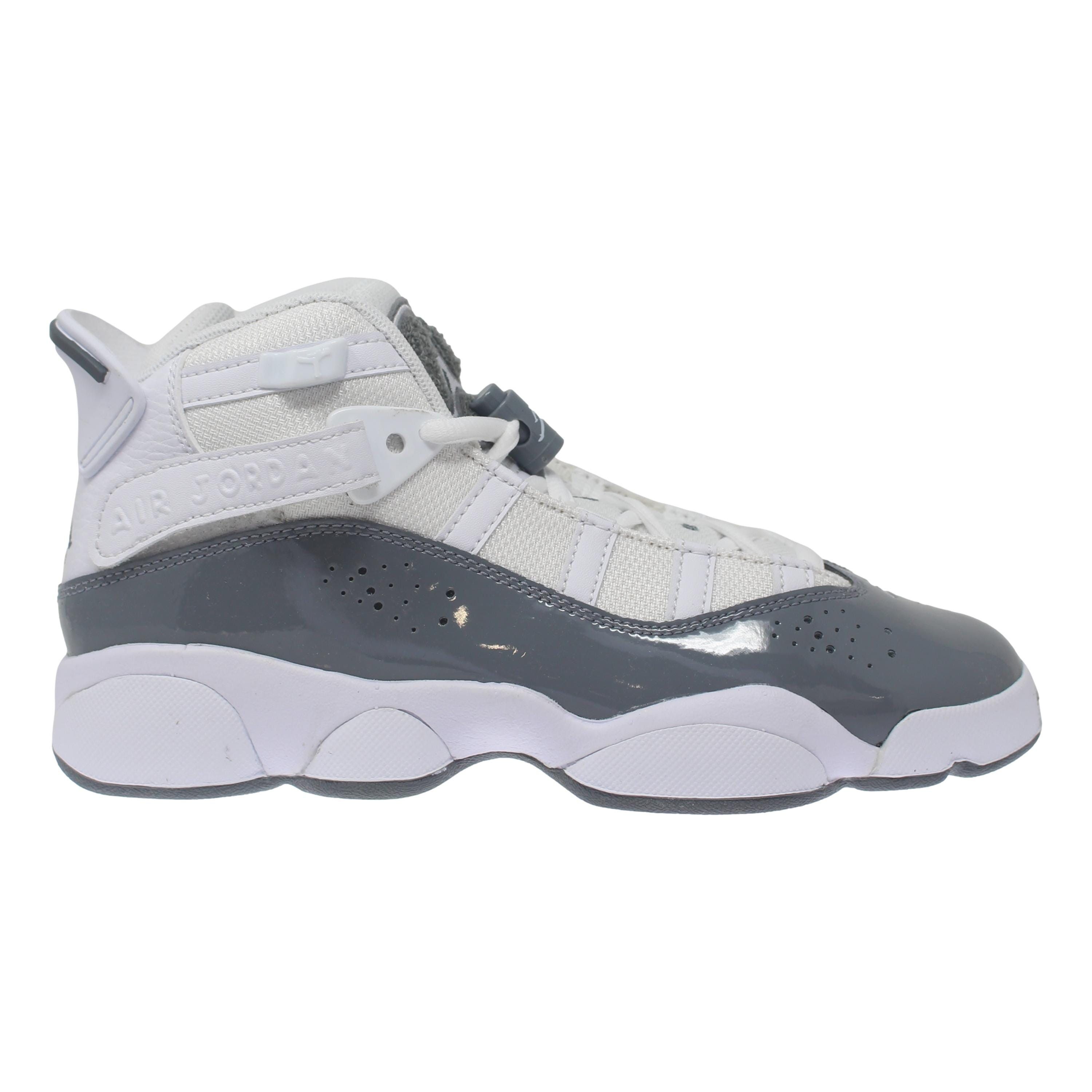 image of Nike Jordan 6 Rings White/cool Grey-White 323419-121 Shoes in White/Cool Grey/White, Men's (Size 5)