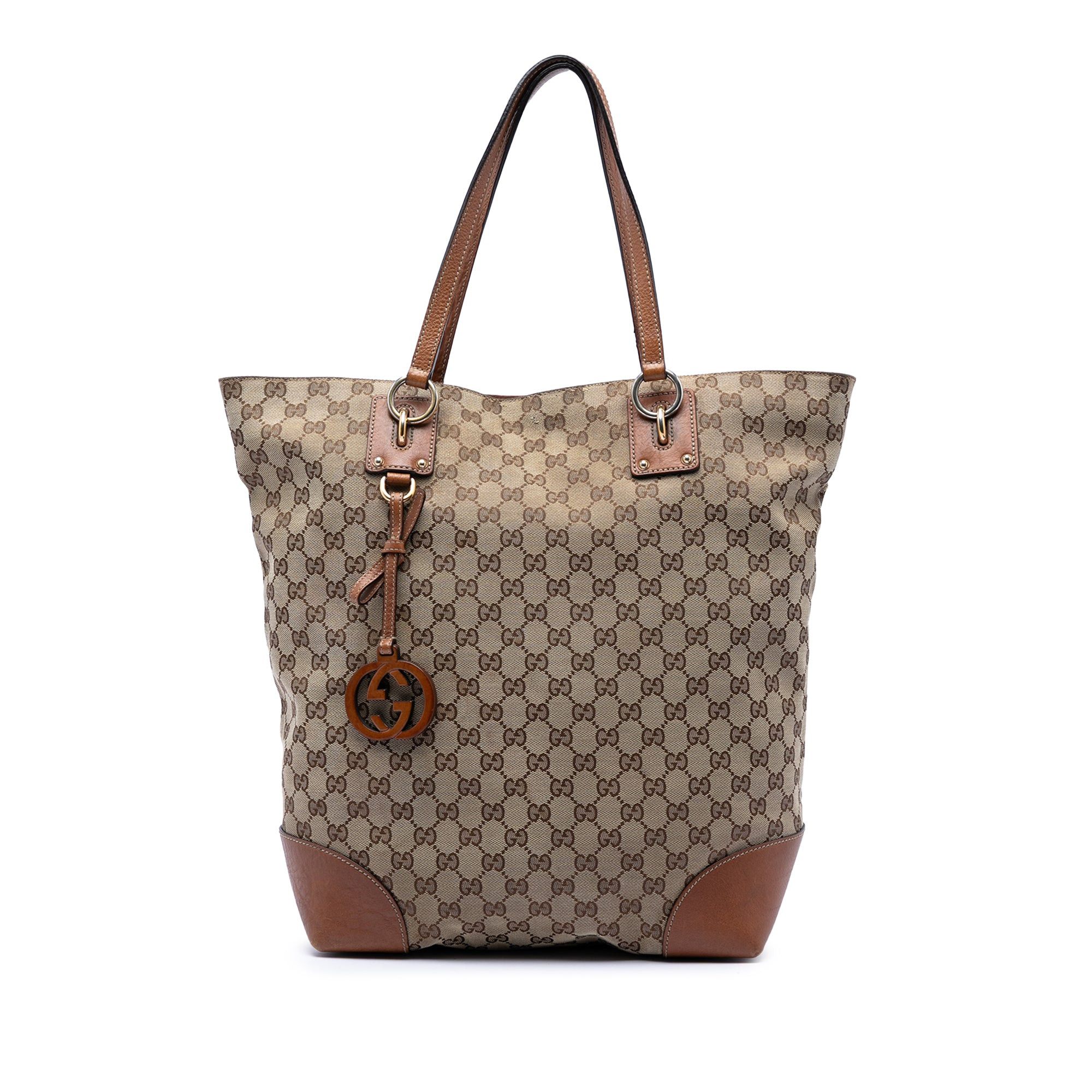 Gucci Large GG Canvas GG Charm Tote Size ONE SIZE - 1 Thumbnail