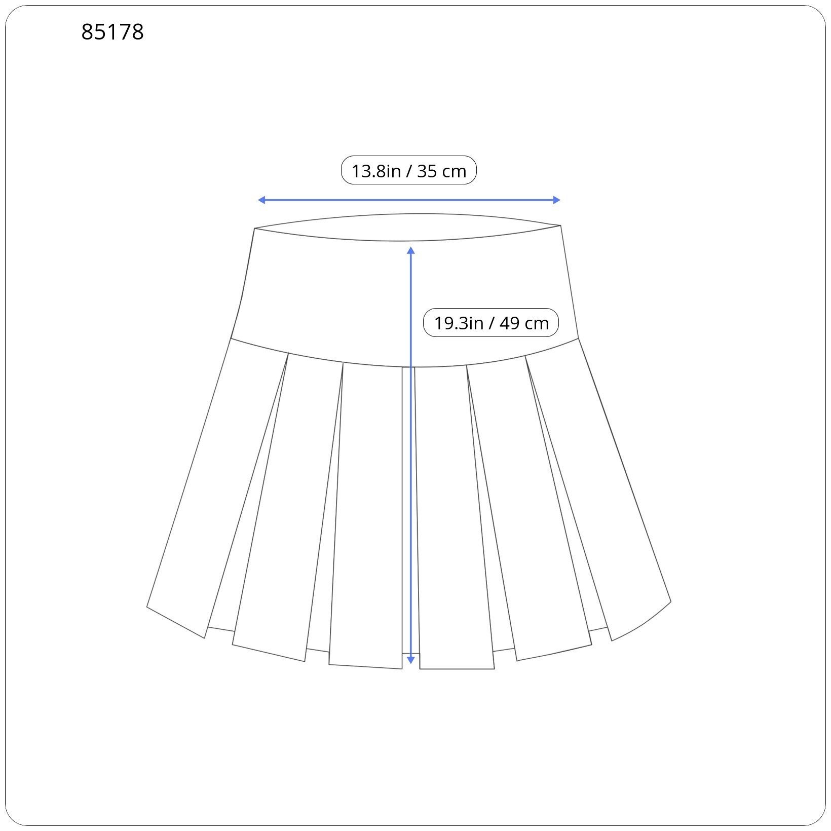 Gant HERRINGBONE EU34 Blue Pockets Zip Fly Skirt 85178 Size 26" / US 2 / IT 38 - 3 Thumbnail