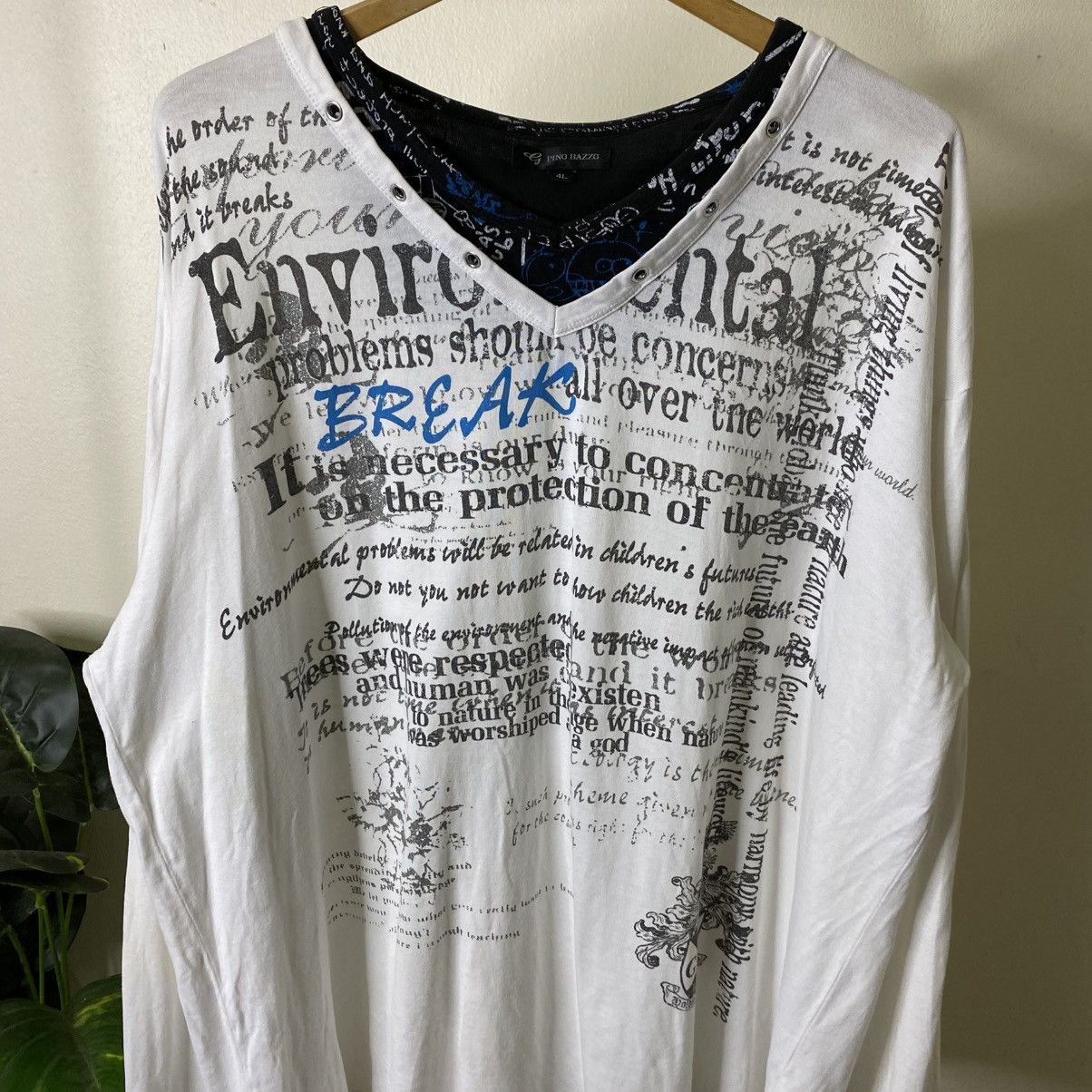 If Six Was Nine Seditionaries Poem Studded Cyber Gothic Punk Grunge LGB Size US XXL / EU 58 / 5 - 2 Thumbnail