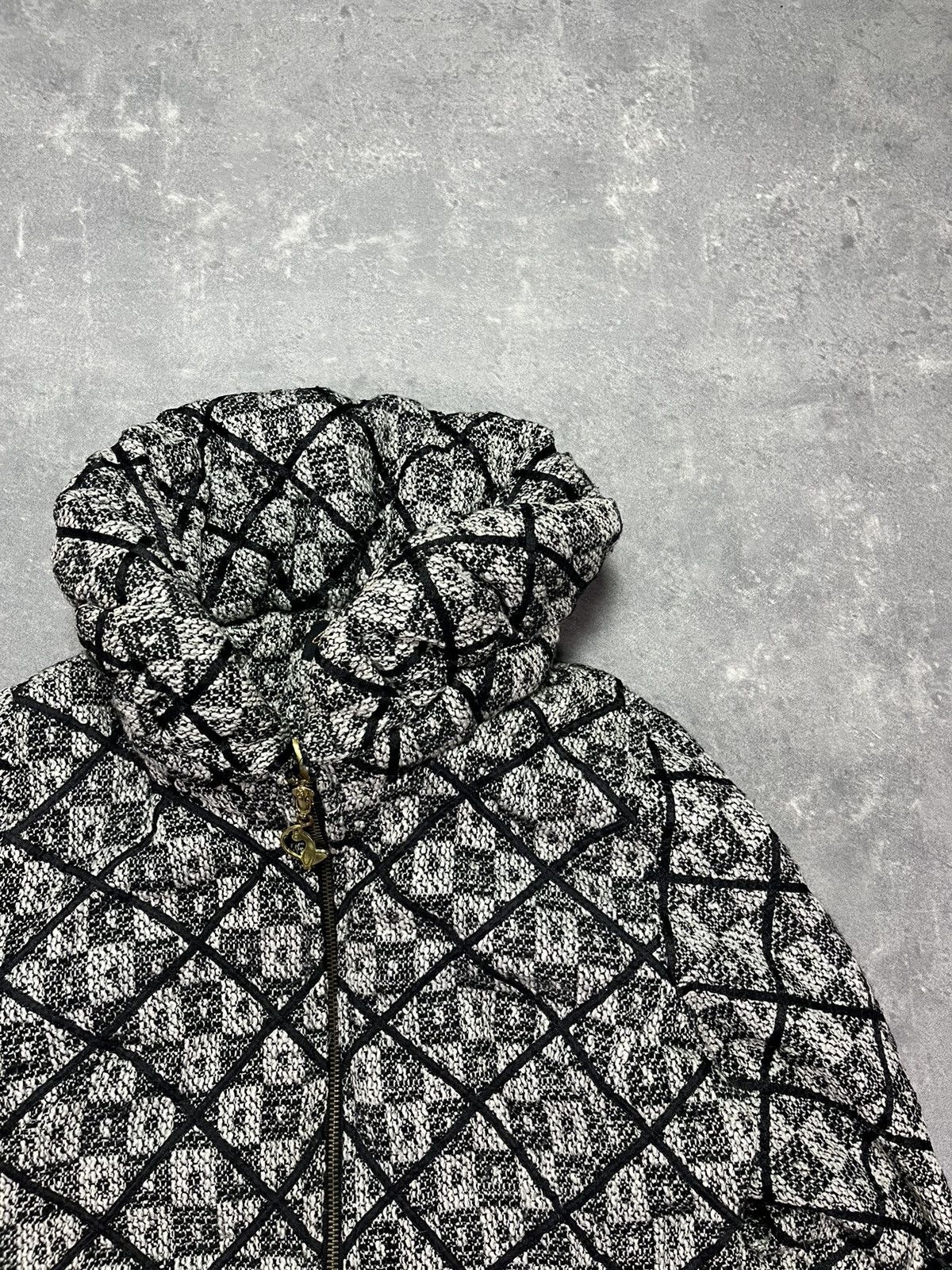 Japanese Brand 00s Baby Phat Y2K High Collar Short Cropped Bomber Jacket M Size M / US 6-8 / IT 42-44 - 4 Thumbnail