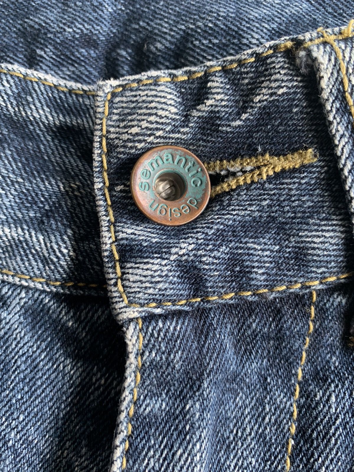 Tornado Mart Flare💥 Semantic Design Punk Style Rusty Distressed Denim☠️🎌 Size US 30 / EU 46 - 21 Thumbnail