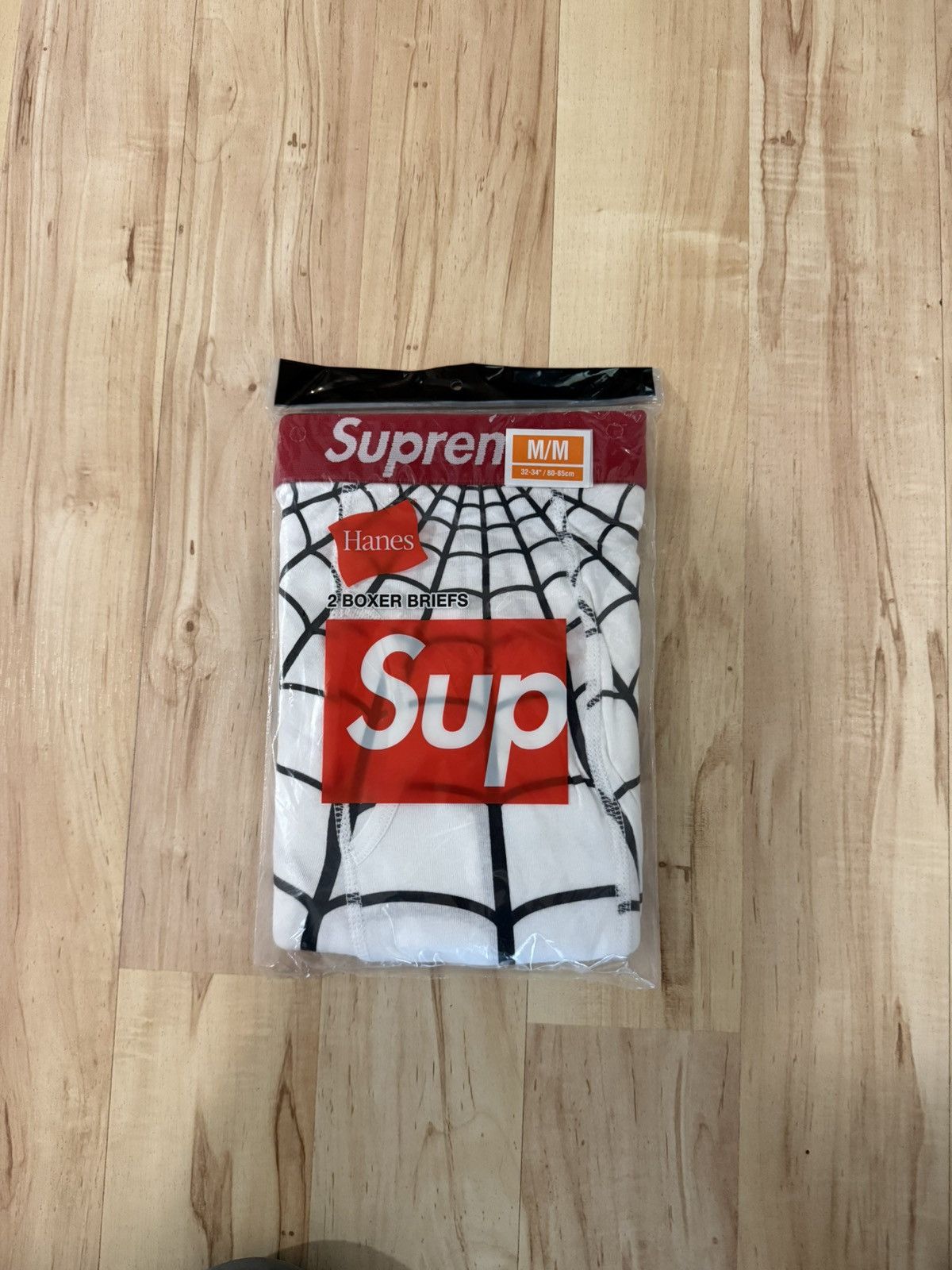 Hanes × Supreme Supreme Hanes Spider-Man Boxer Breifs(2 Pack) Size 34 - 1 Thumbnail
