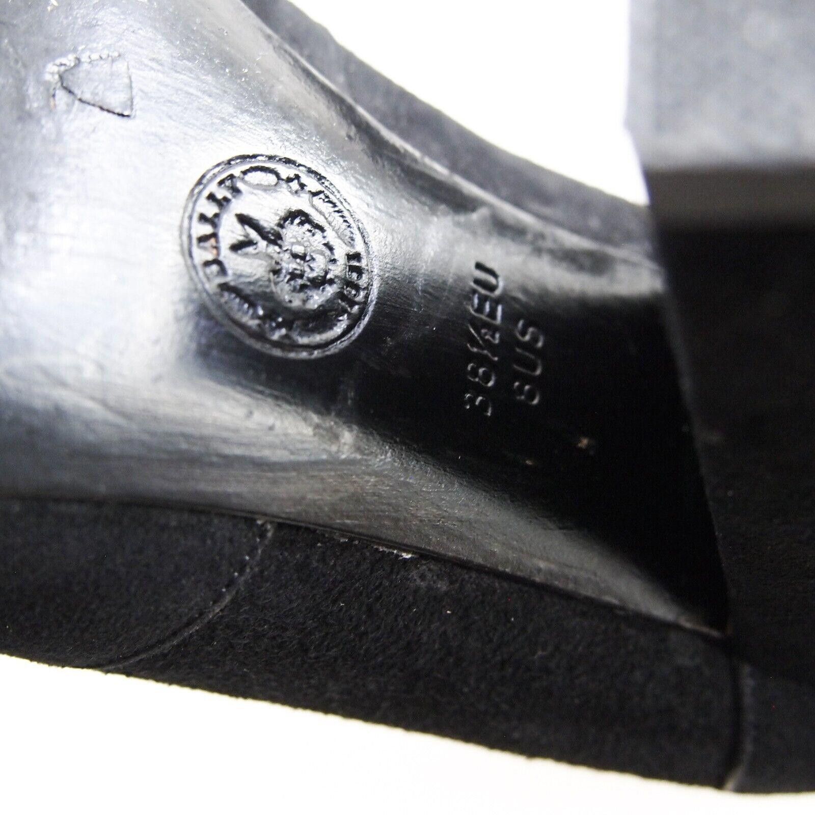 Bally Bally Anita Peep Toe Heels Black Suede Womens US 8 EU 38.5 Size US 8 / IT 38 - 7 Thumbnail