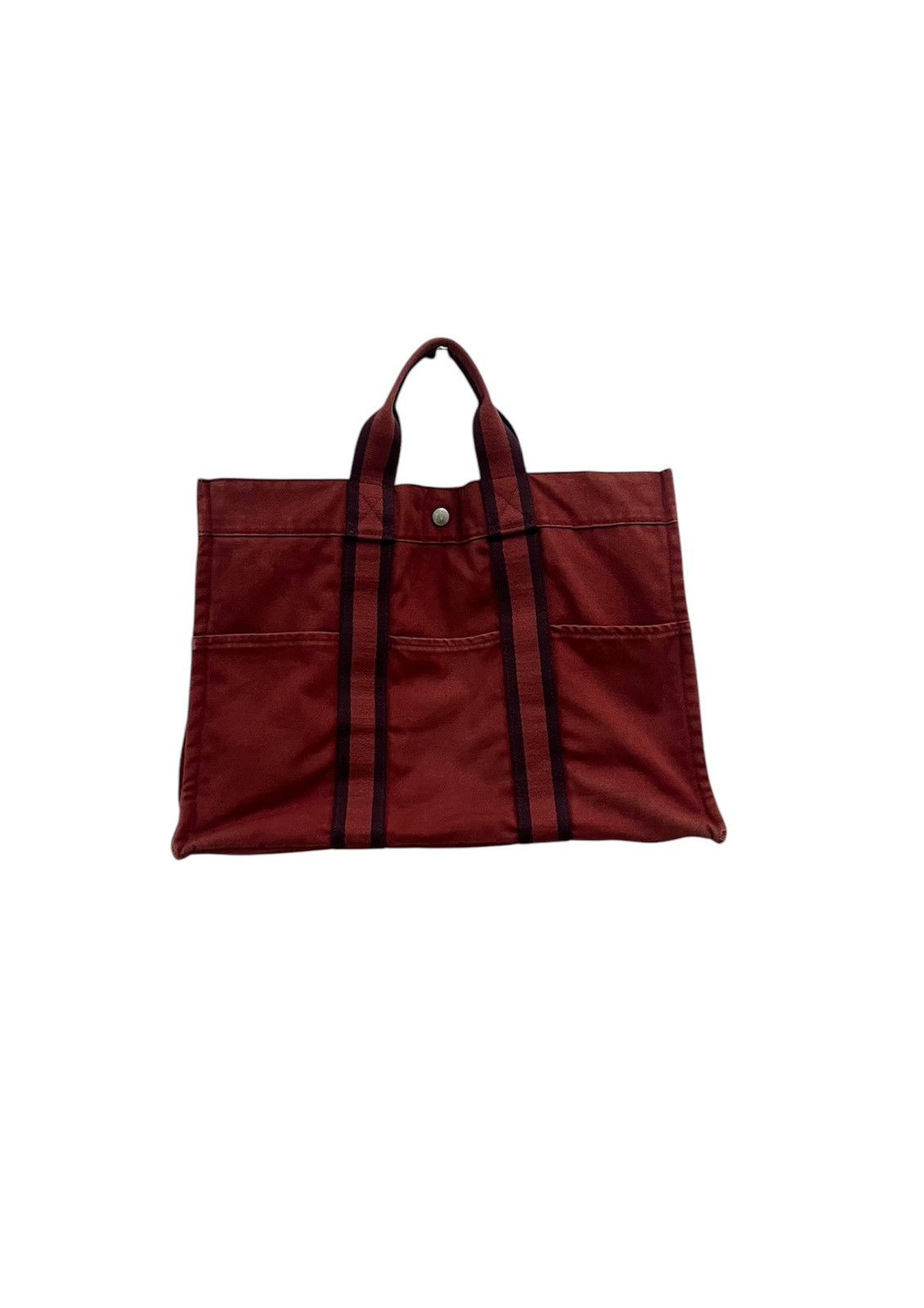 Hermes Hermes MM Tote Canvas Bag Size ONE SIZE - 1 Thumbnail