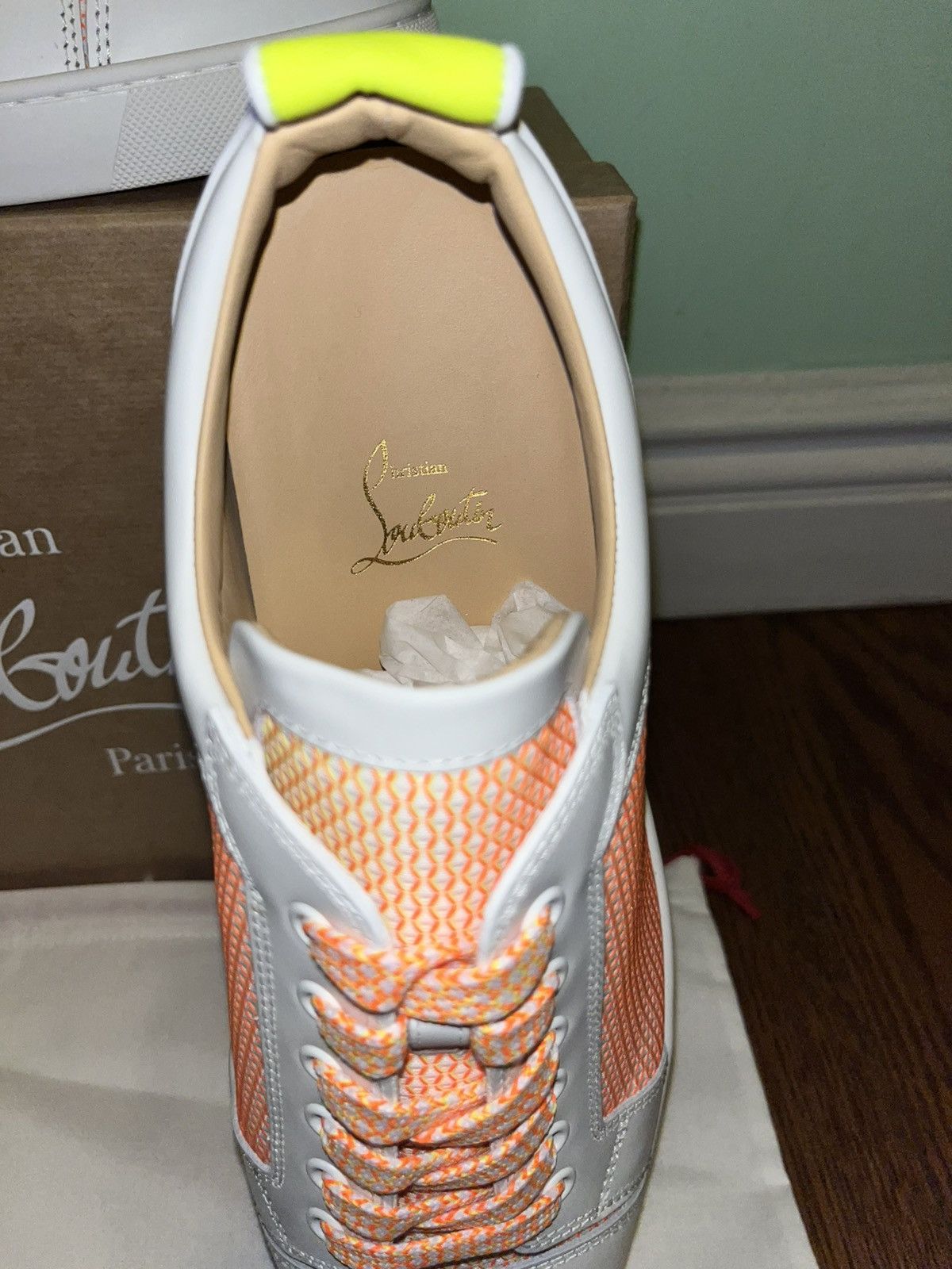 Christian Louboutin NIB $1095 Christian Louboutin Fun Louis Junior Sneakers Size US 10.5 / EU 43-44 - 3 Thumbnail