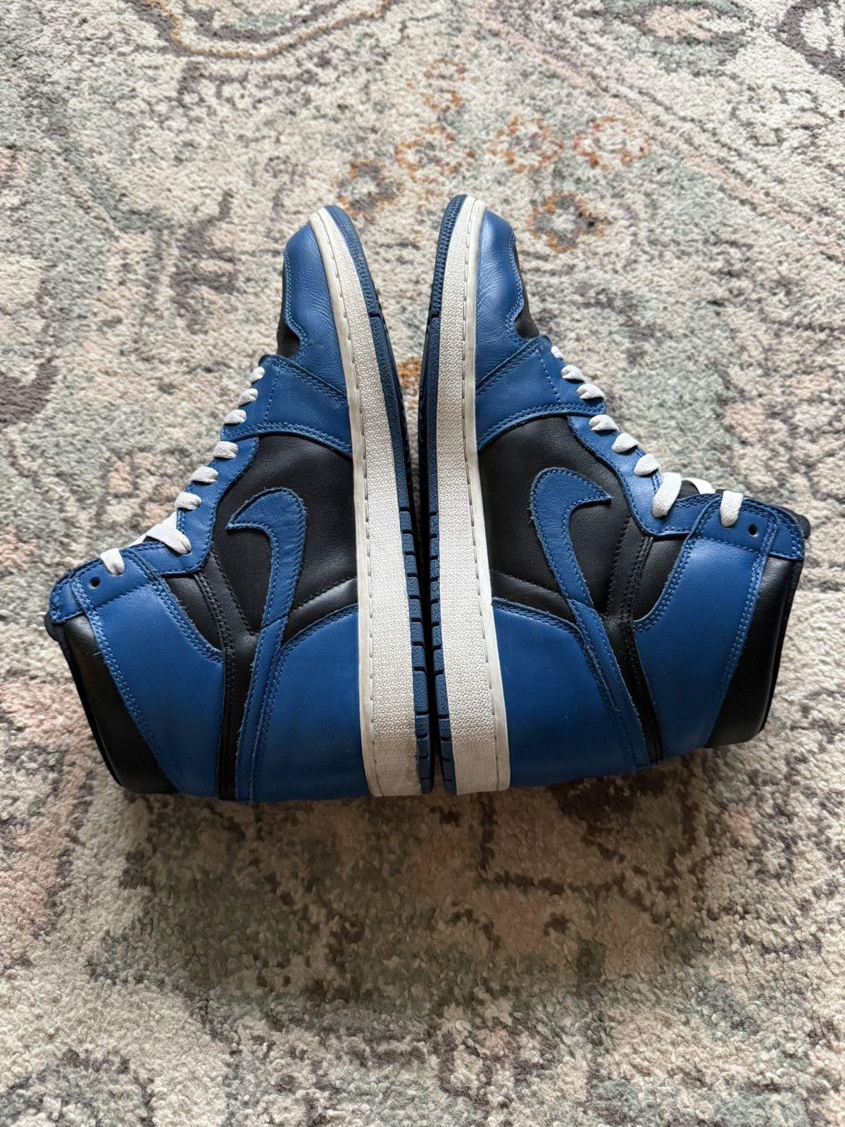 Nike Mens Air Jordan 1 Retro High OG ‘Dark Marina Blue’ Size US 11 / EU 44 - 3 Thumbnail
