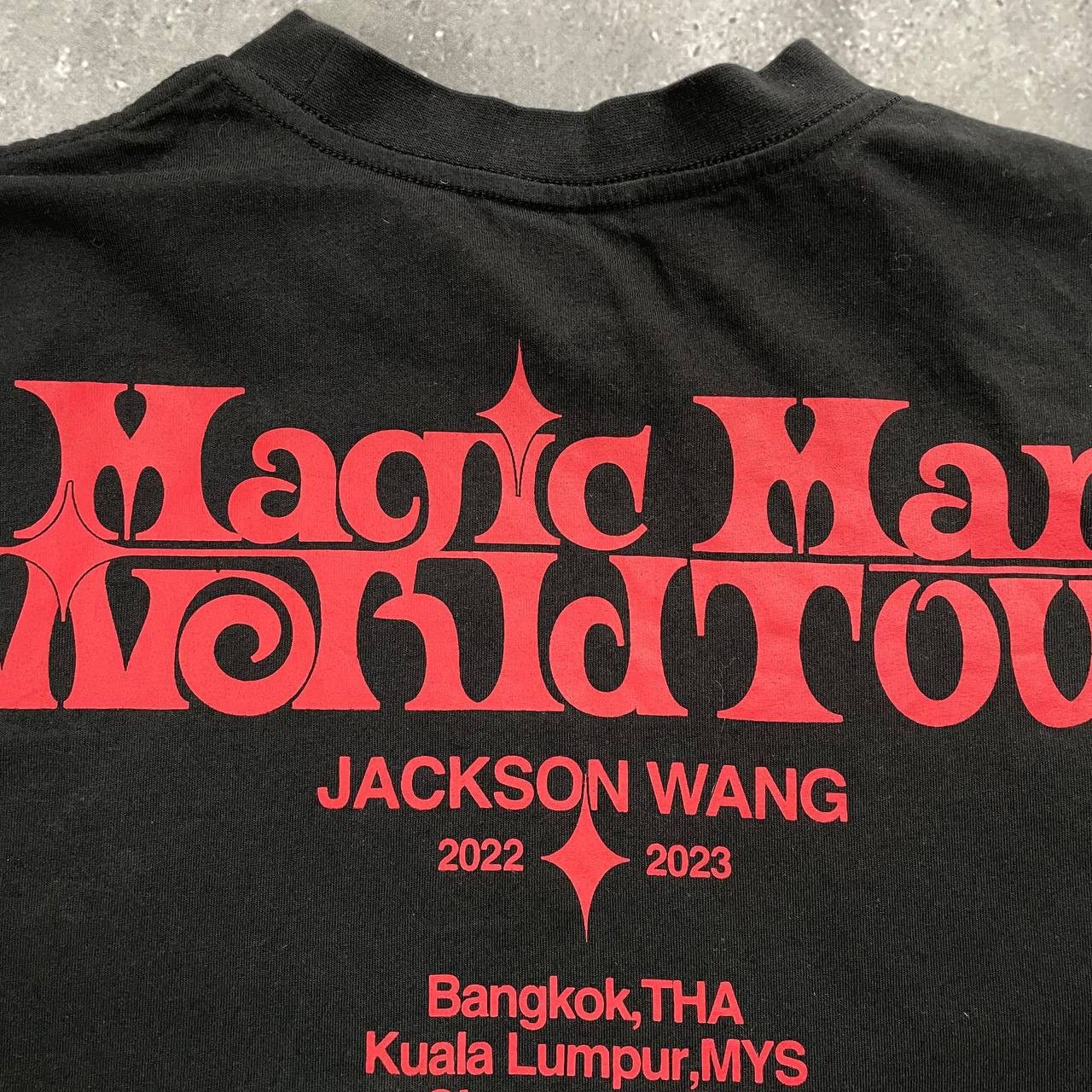 Band Tees Magic Man World Tour Jackson Wang 2022/ 2023 T Shirt Black Size US XL / EU 56 / 4 - 20 Thumbnail